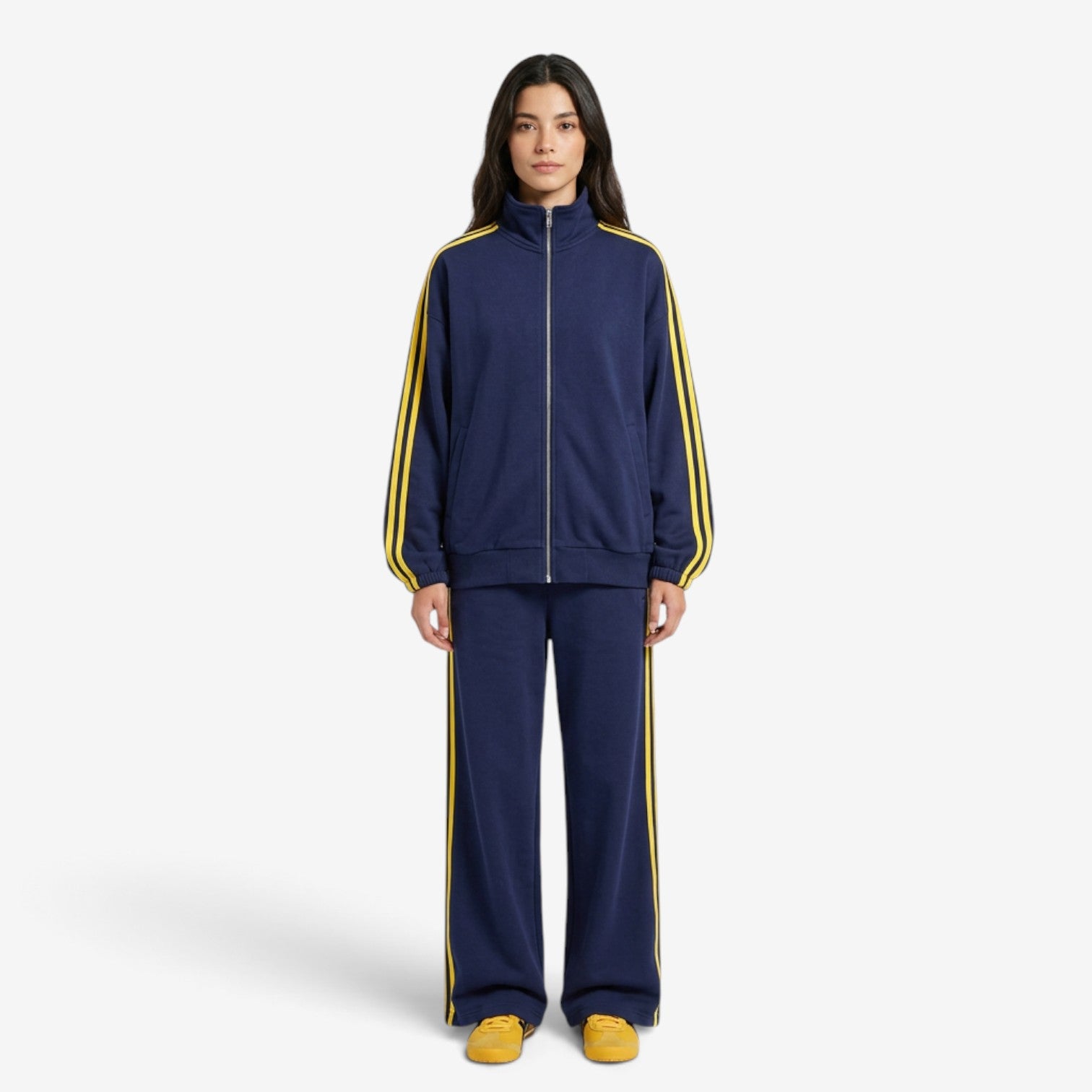 Conjunto Deportivo con Rayas Laterales para Mujer