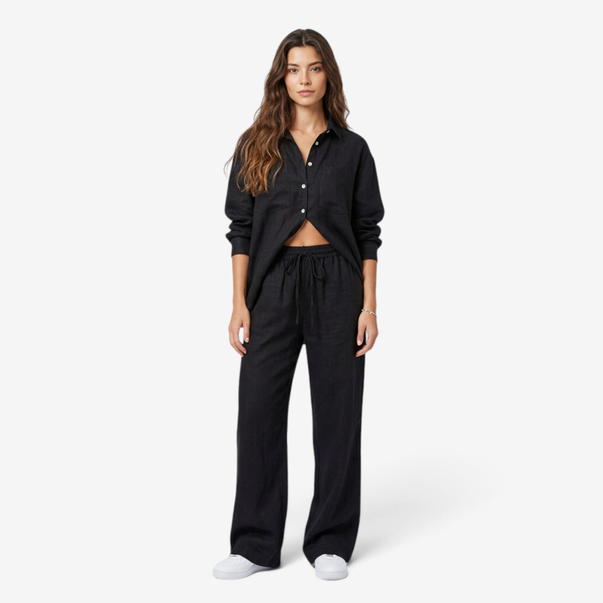 Conjunto Casual de Camisa y Pantalón para Mujer
