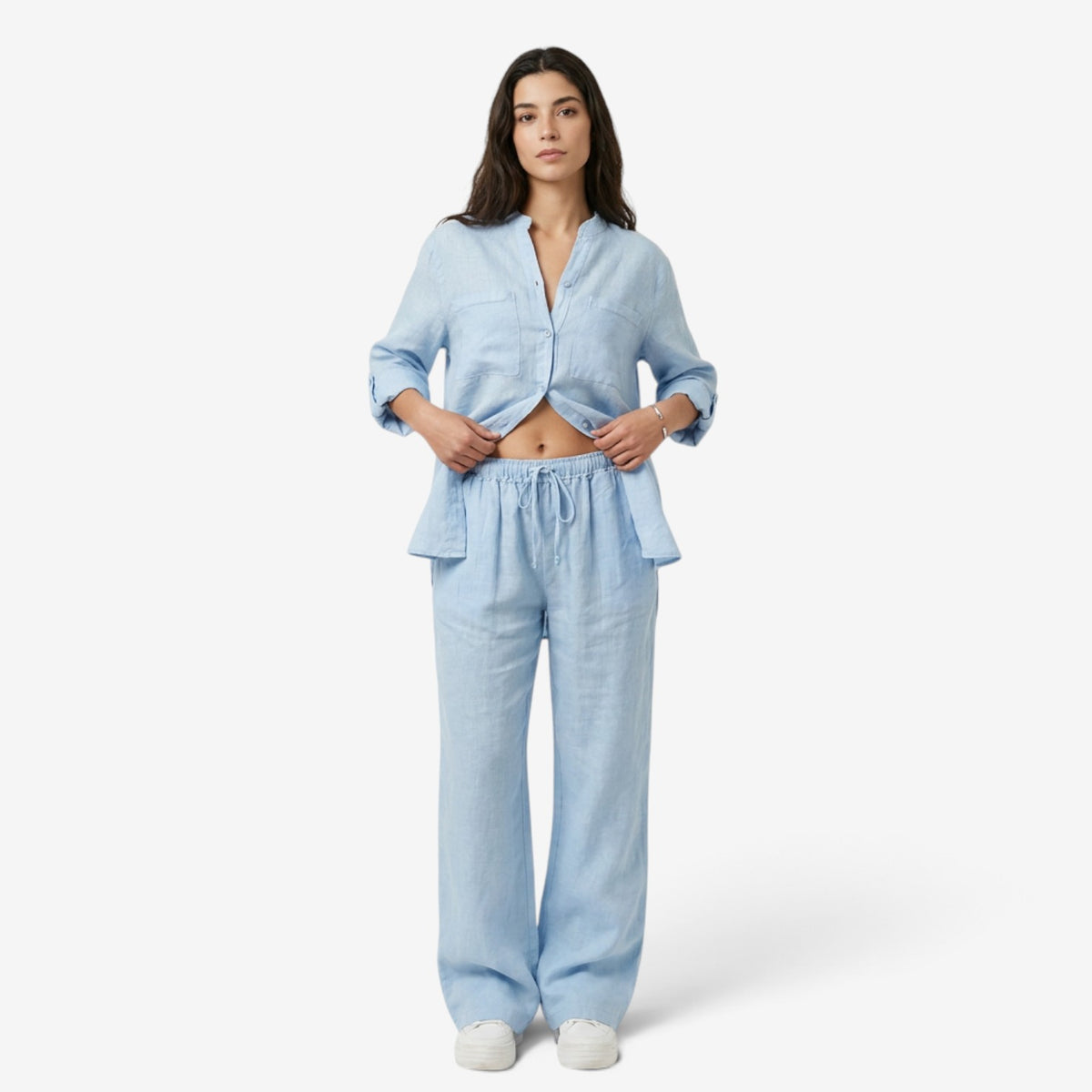 Conjunto Casual de Camisa y Pantalón para Mujer