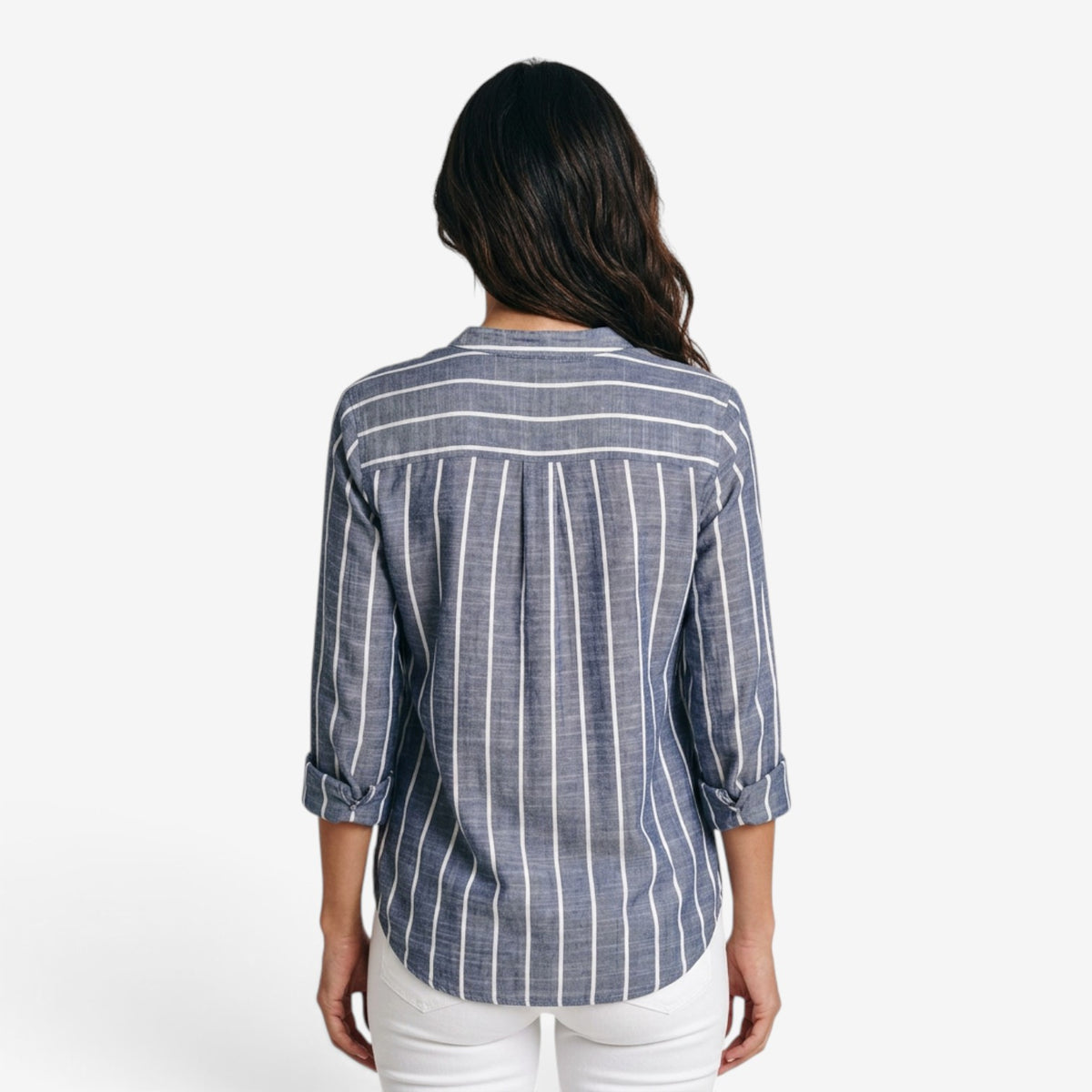 Camisa de Rayas Verticales para Mujer