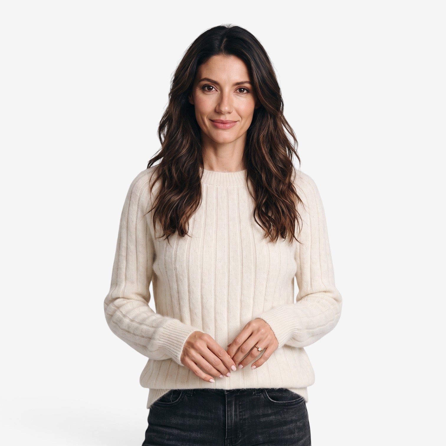 Jersey de Punto Acanalado para Mujer