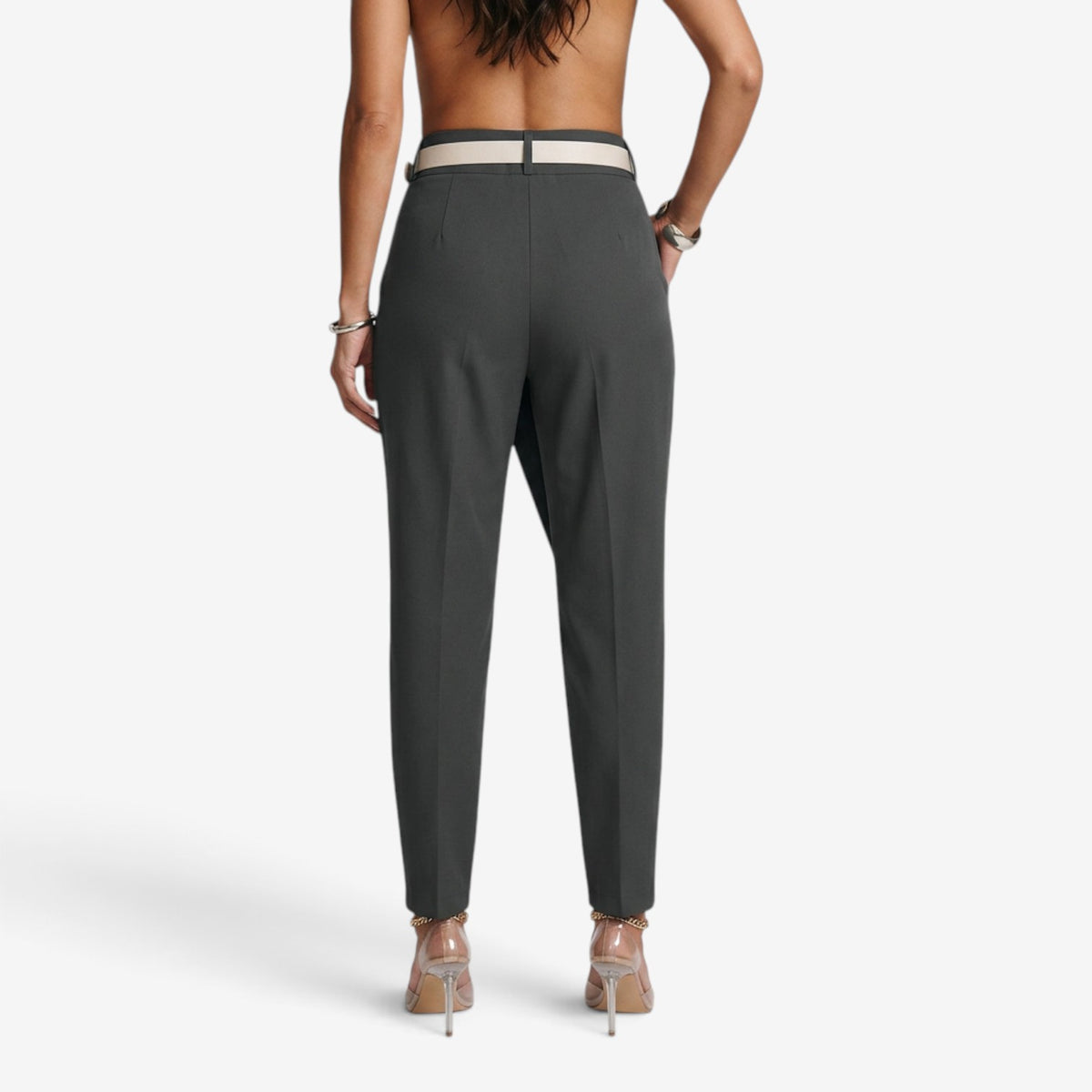 Pantalón de Corte Asimétrico para Mujer