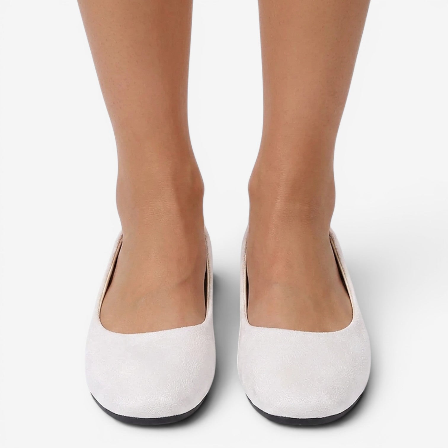 Mocasines de Ante con Punta Cuadrada para Mujer