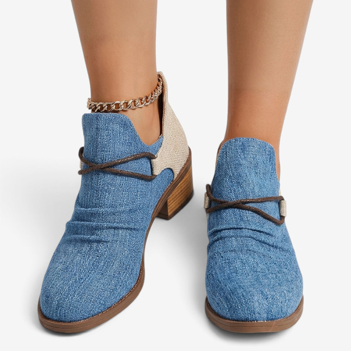 Botines de Leopardo con Punta Fina para Mujer