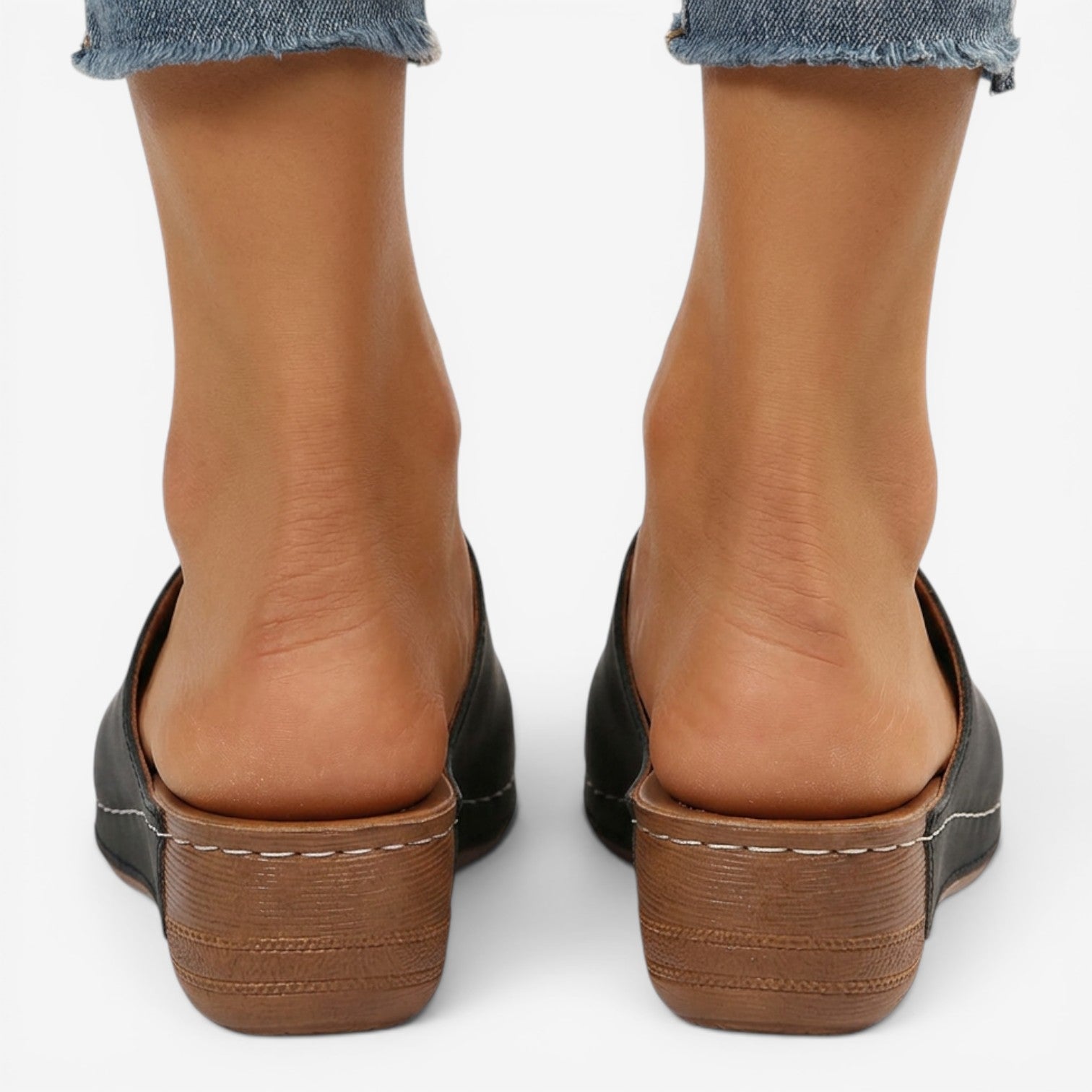 Sandalias de Cuña Peep Toe para Mujer