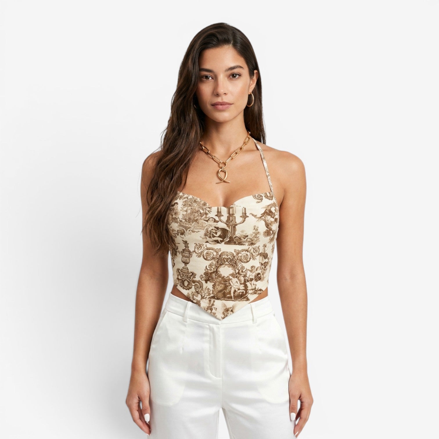 Camisola Ajustada con Tirantes para Mujer