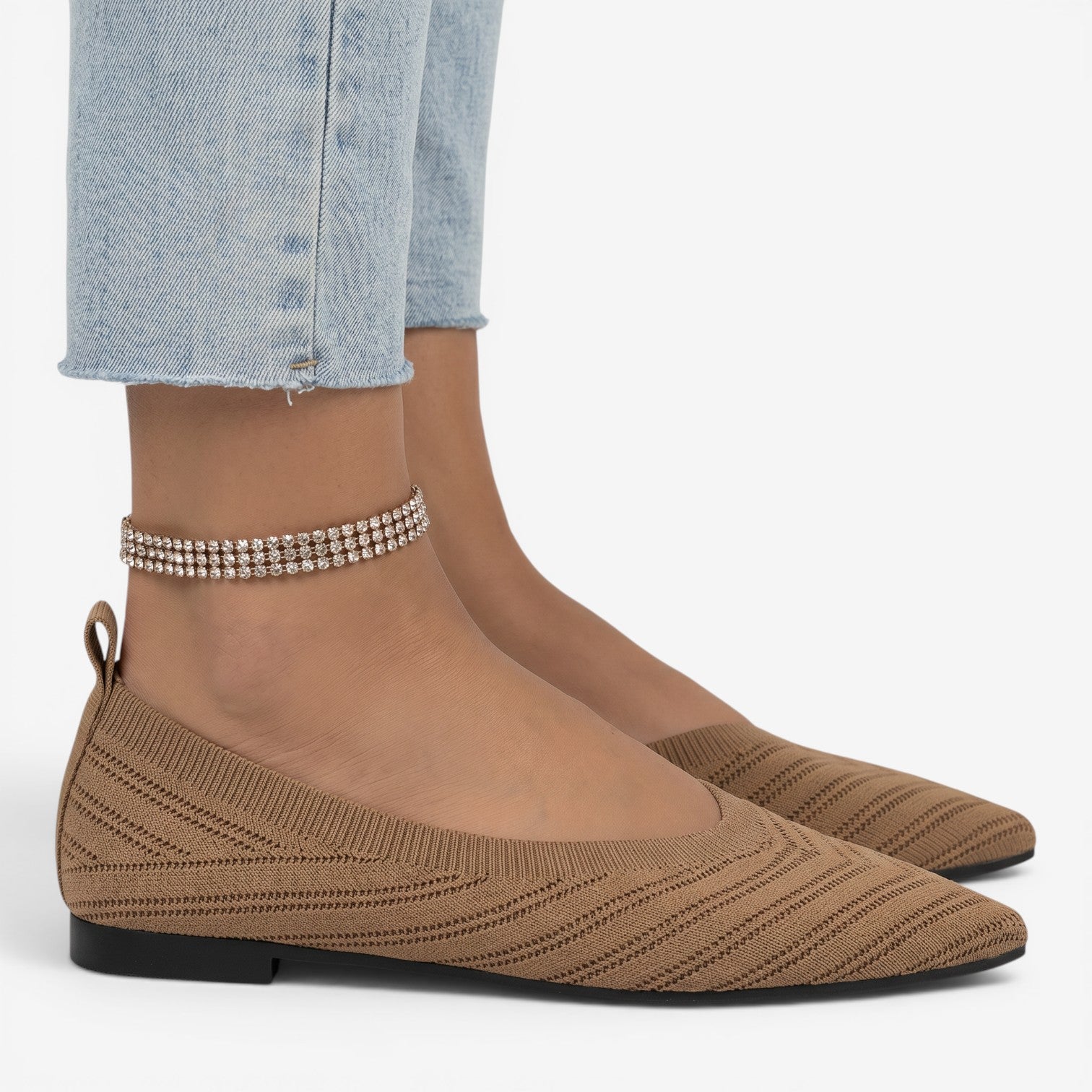 Zapatos Planos de Punta Cuadrada para Mujer