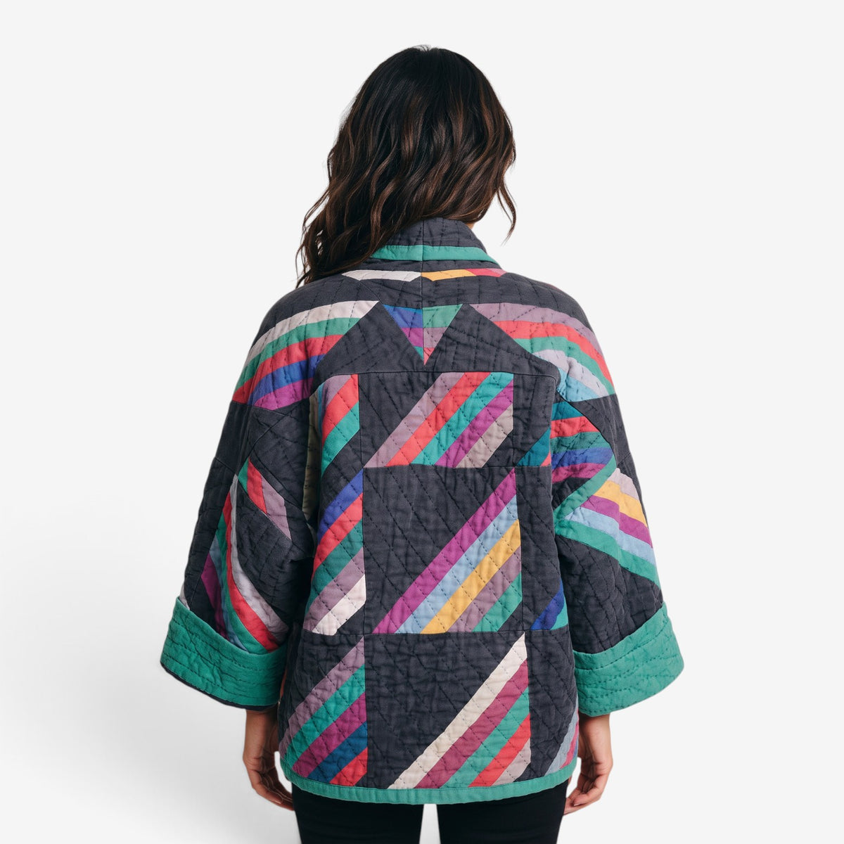 Chaqueta Acolchada Estampada para Mujer