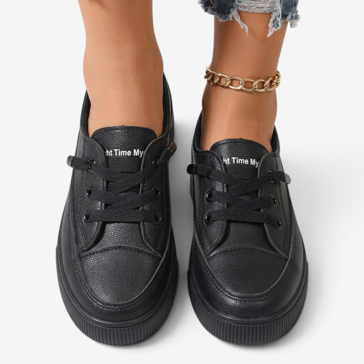 Zapatillas Casual con Cordones para Mujer