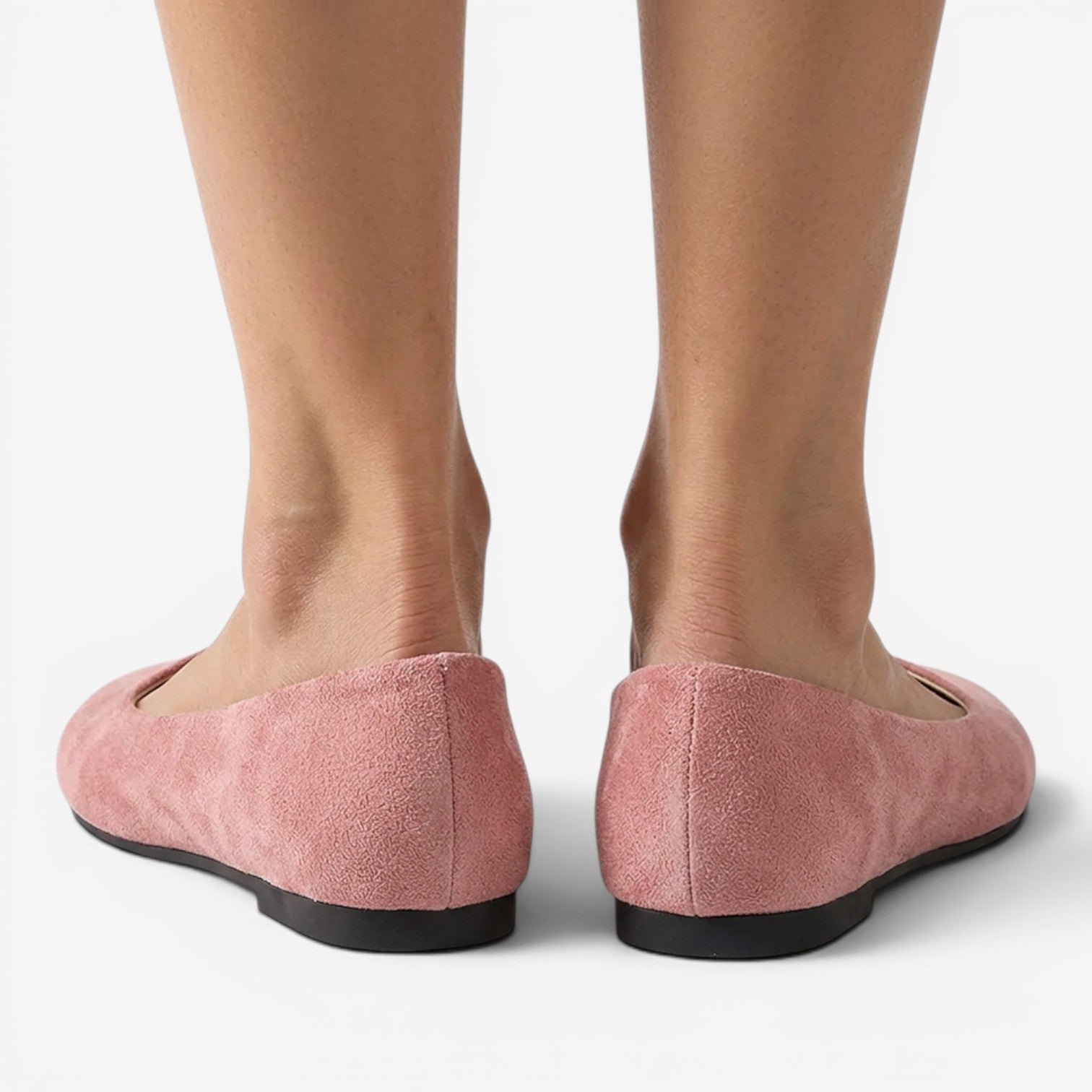 Mocasines de Ante con Punta Cuadrada para Mujer