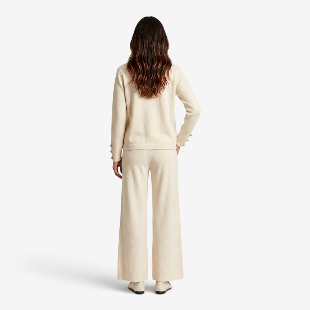 Conjunto de Punto con Cárdigan para Mujer