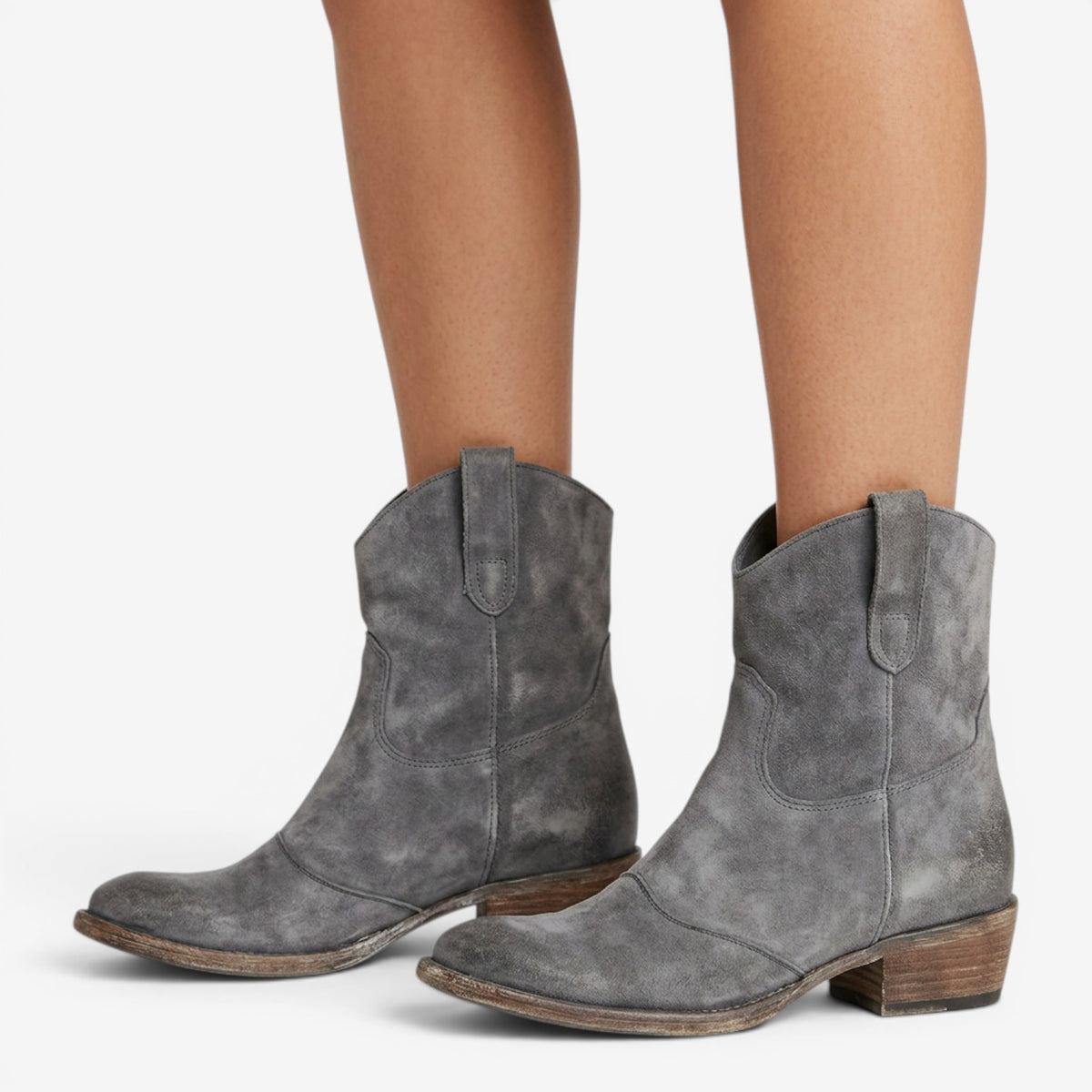 Botines Martin de Tacón Bajo Mujer