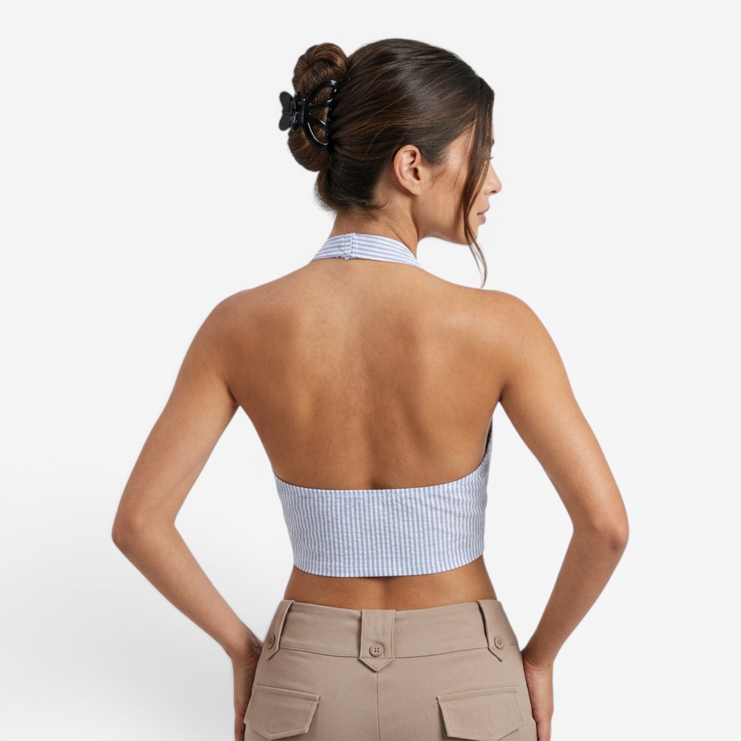 Camiseta de Tirantes a Rayas para Mujer