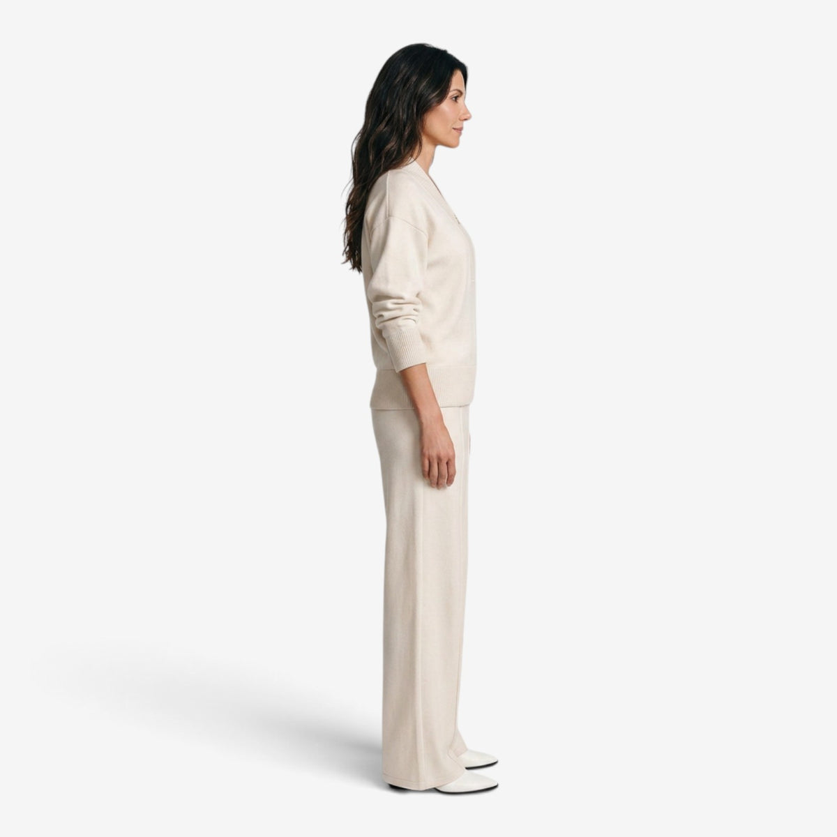 Conjunto Casual con Media Cremallera para Mujer