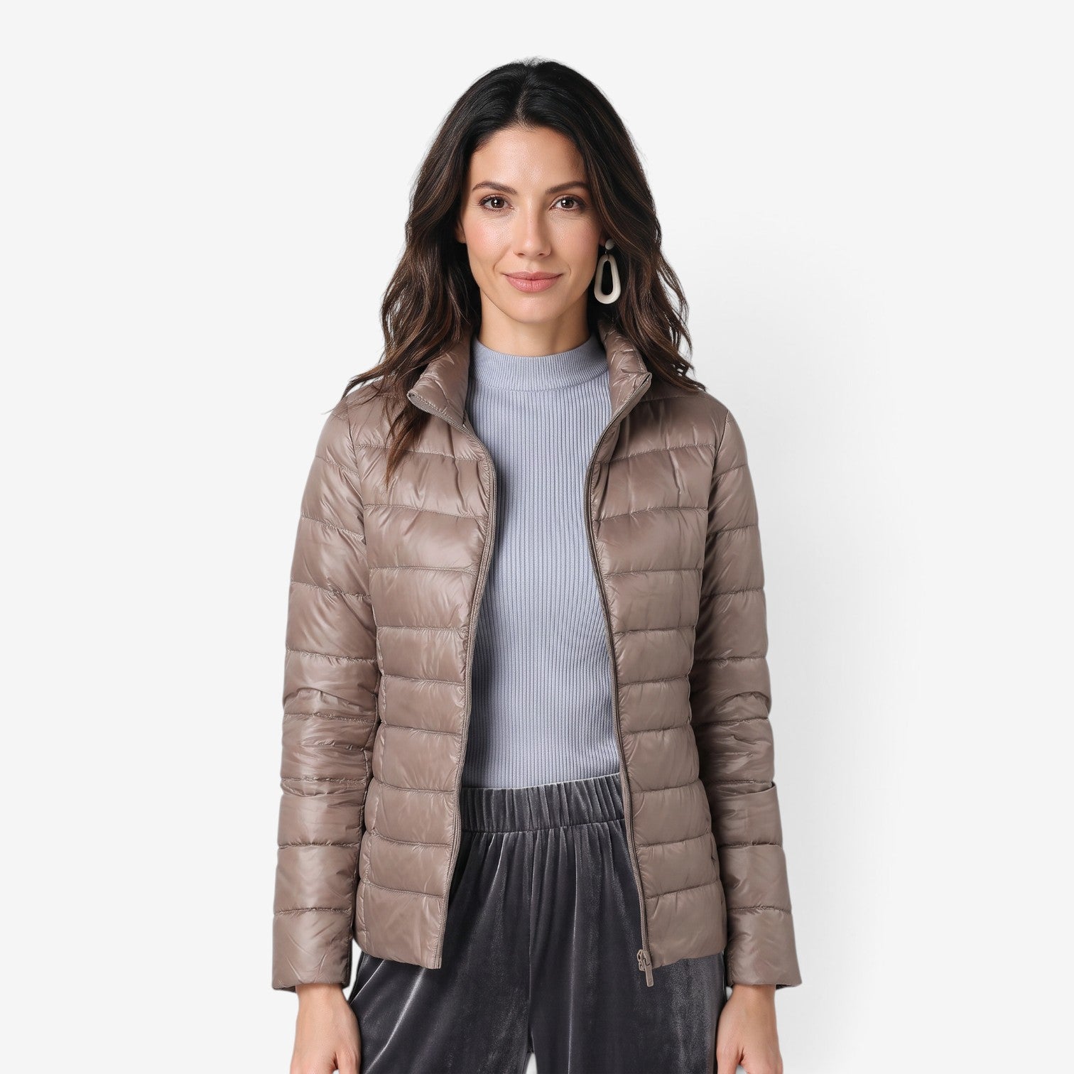 Chaqueta Acolchada Corta para Mujer