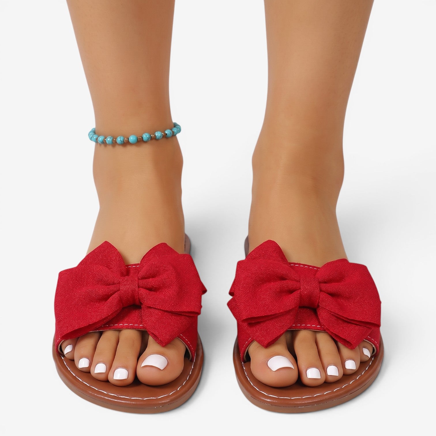 Sandalias Planas con Lazo para Mujer
