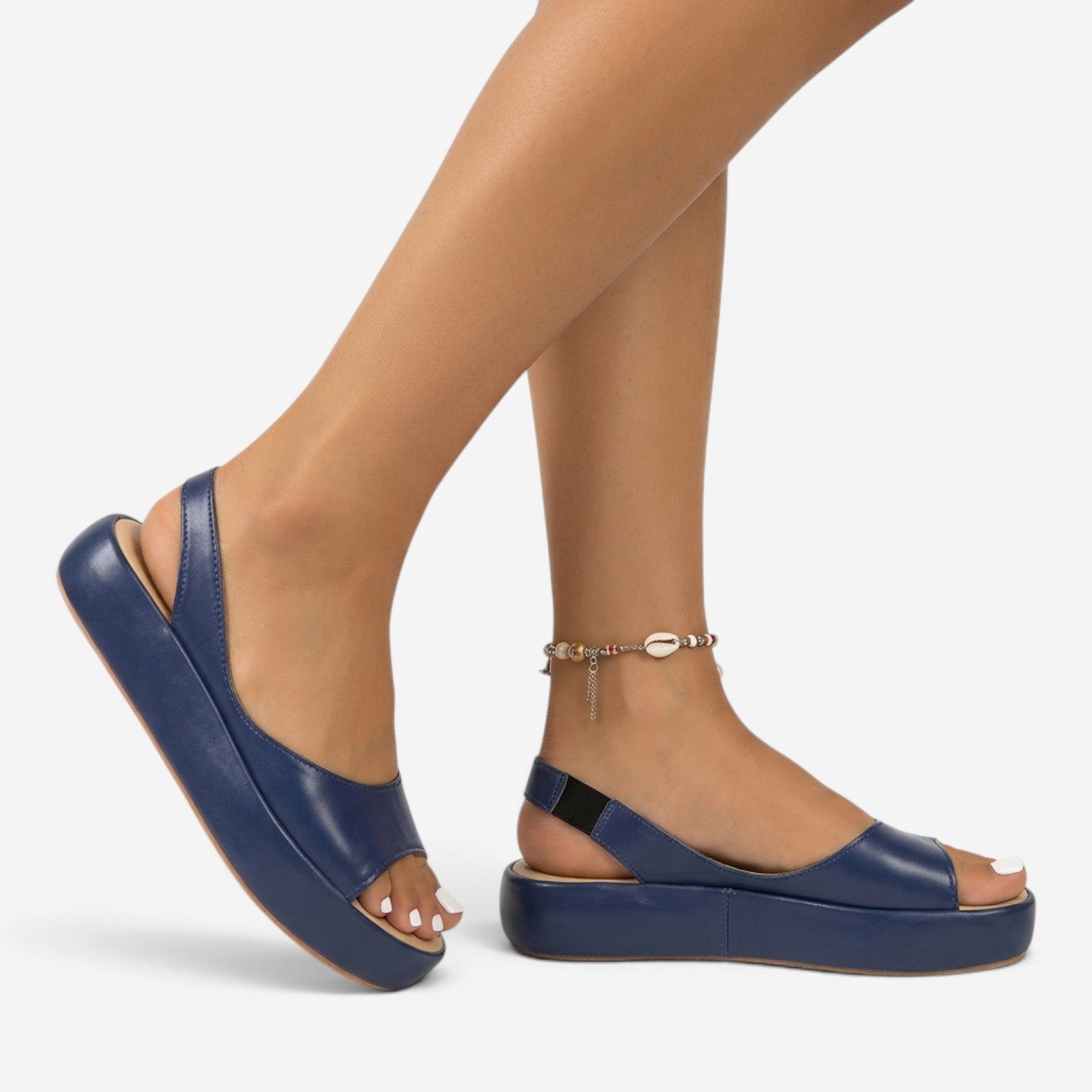 Sandalias de Plataforma con Slingback para Mujer