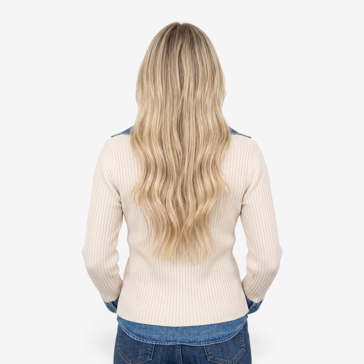 Jersey Efecto Dos Piezas para Mujer