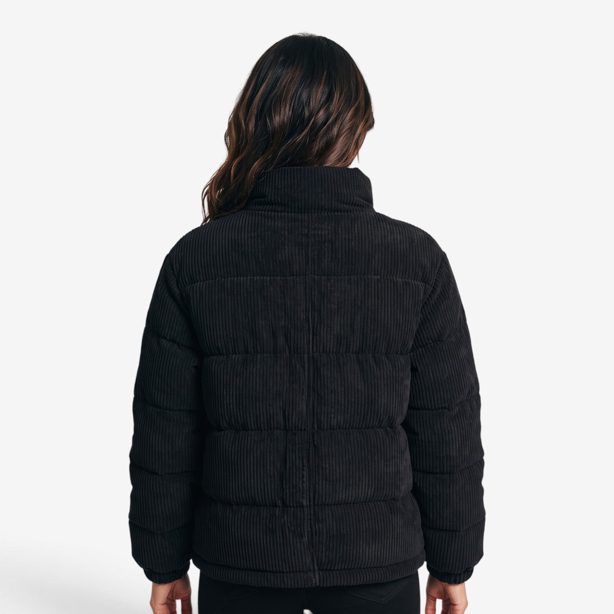 Chaqueta Acolchada de Pana para Mujer