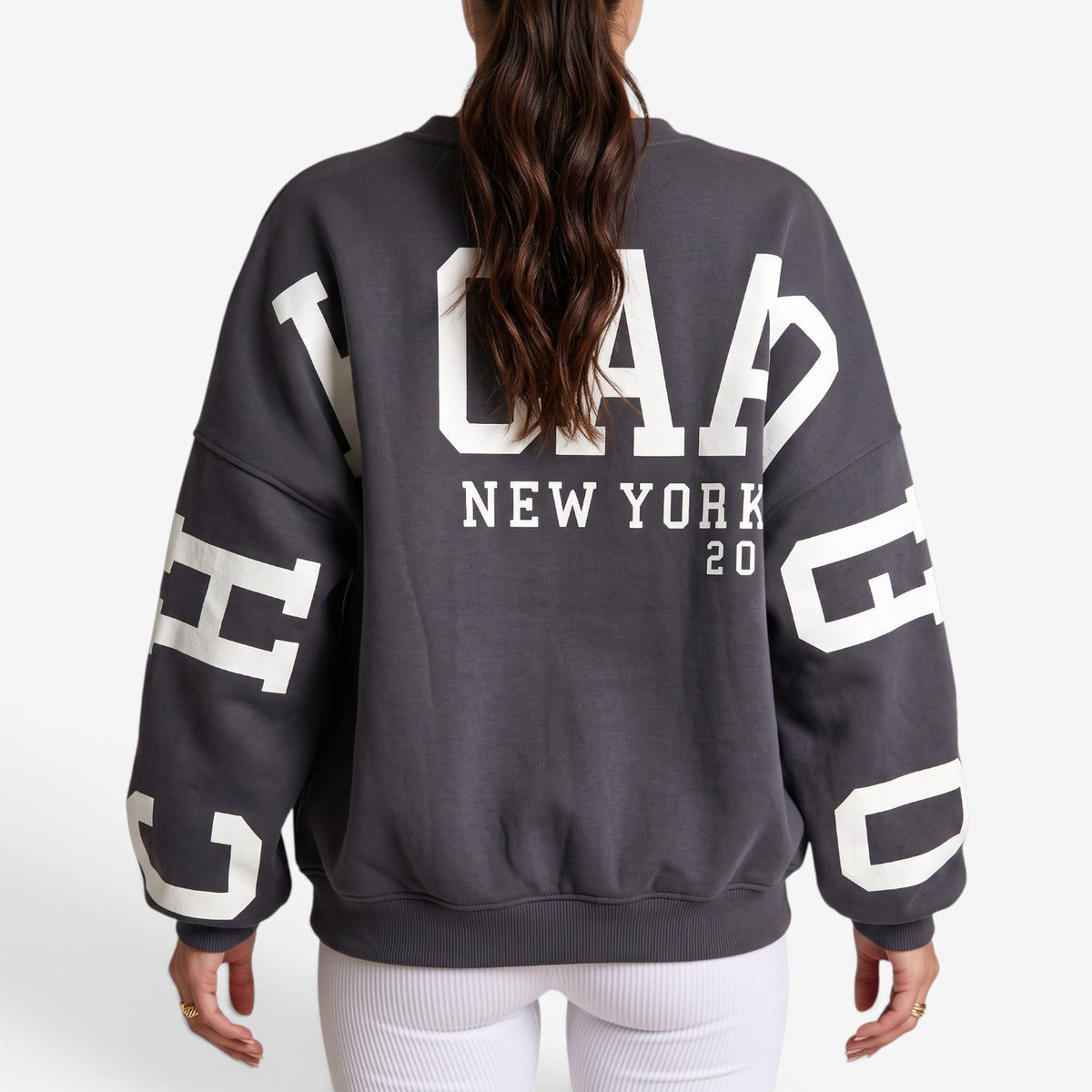 Sudadera Oversize con Estampado para Mujer