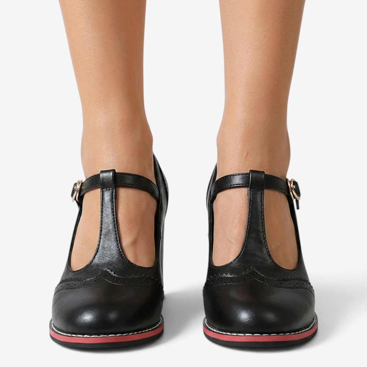 Zapatos de Tacón con Correa Mary Jane para Mujer