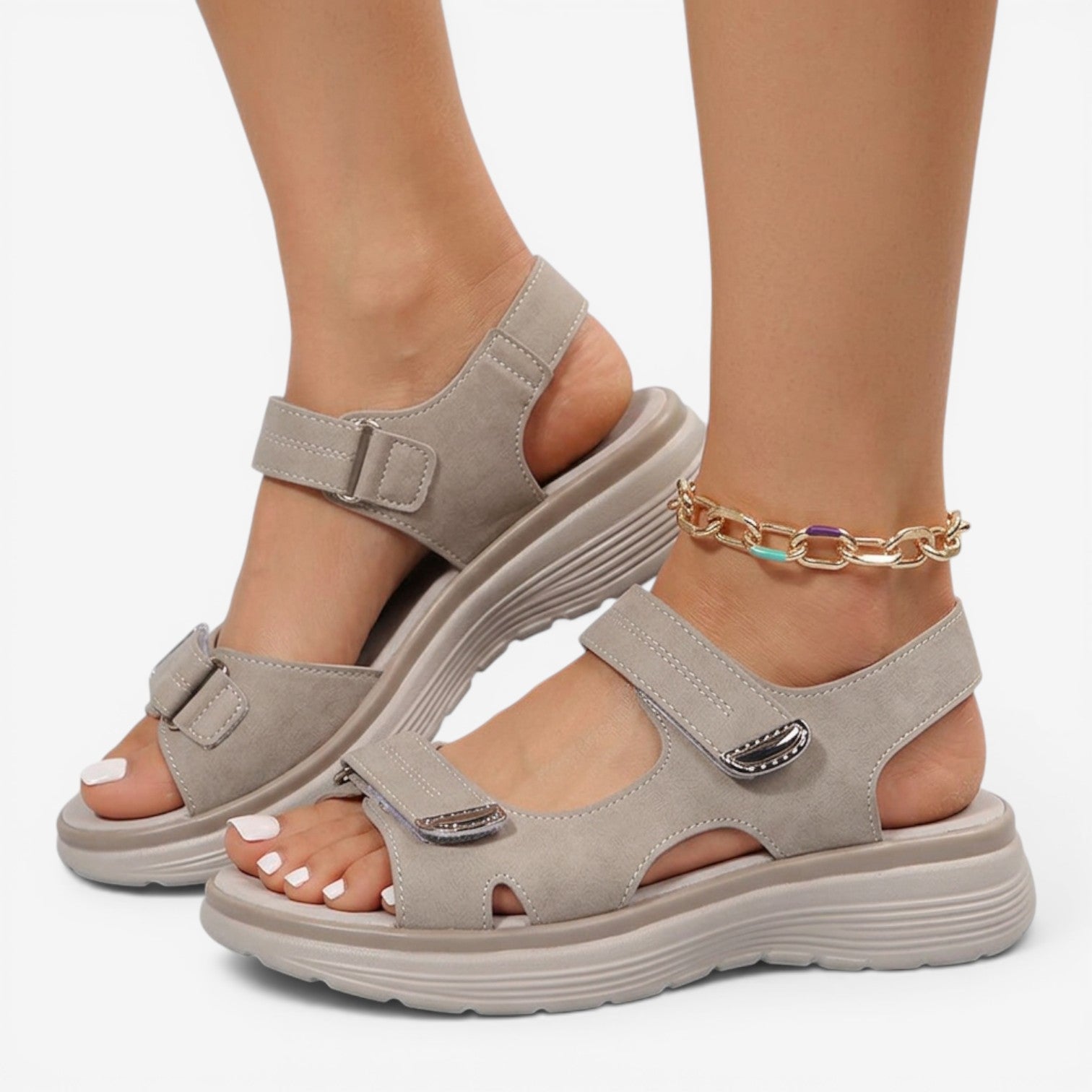 Sandalias Deportivas con Velcro