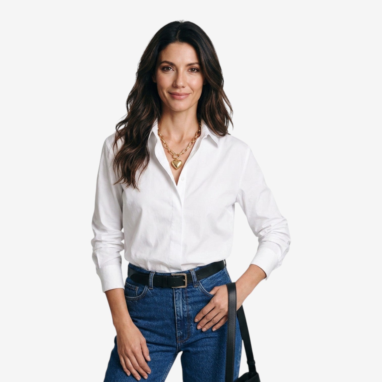 Camisa Clásica de Manga Larga para Mujer