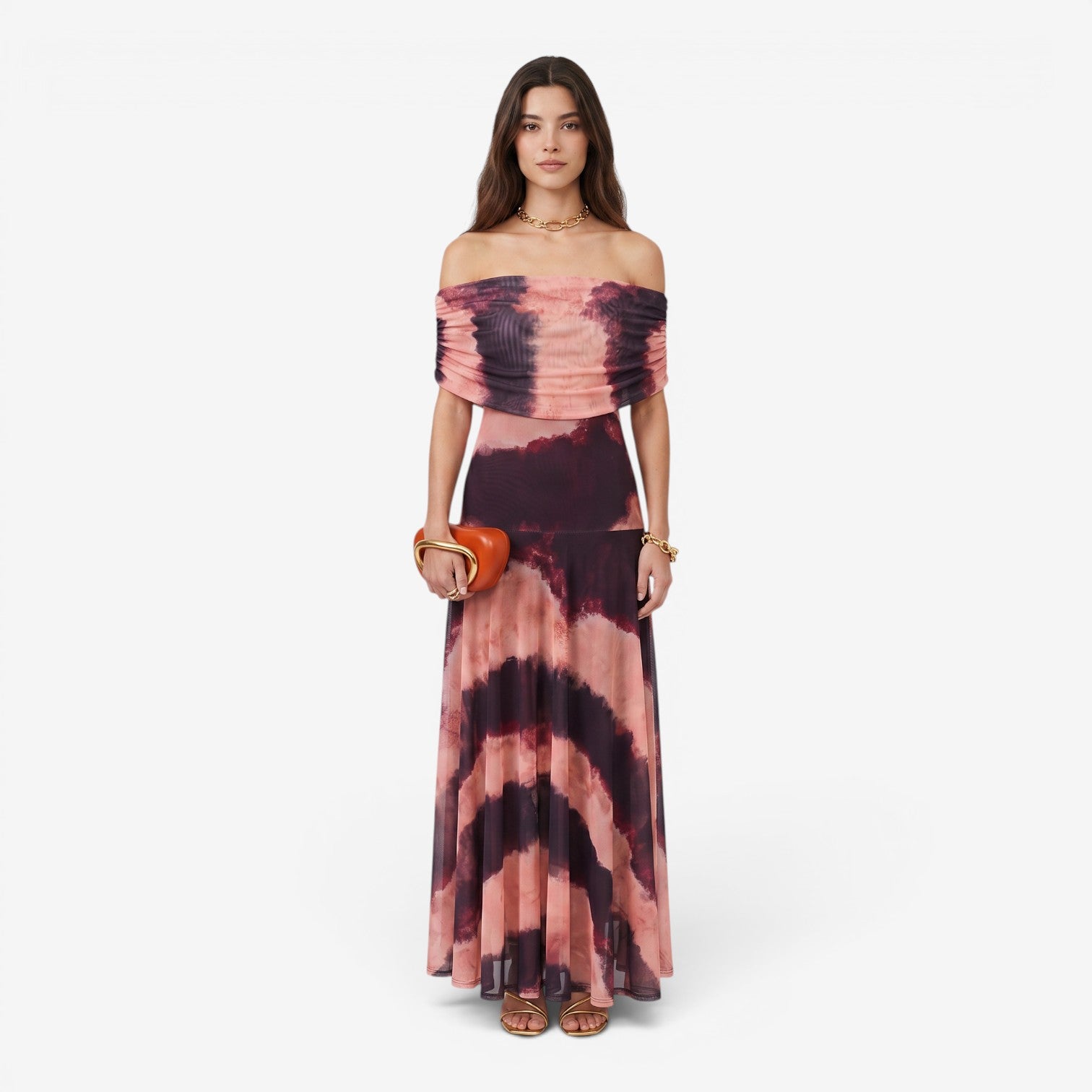 Vestido Maxi Asimétrico con Abertura