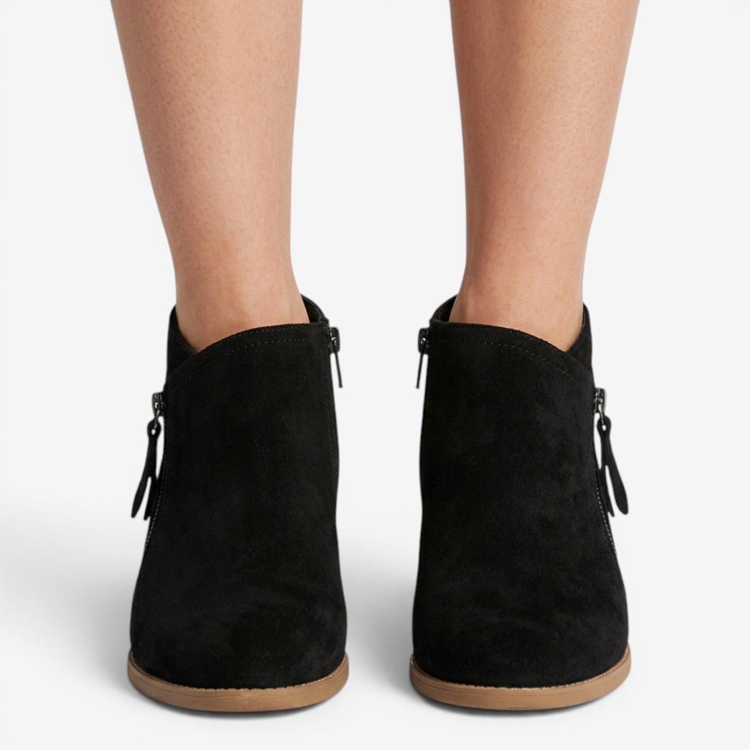 Botines de Ante con Cuña para Mujer