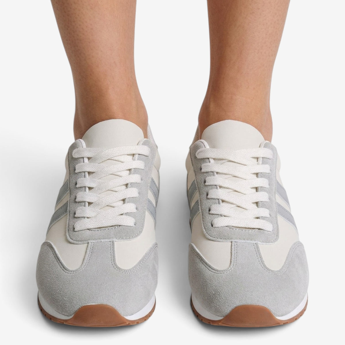 Zapatillas Retro con Rayas para Mujer