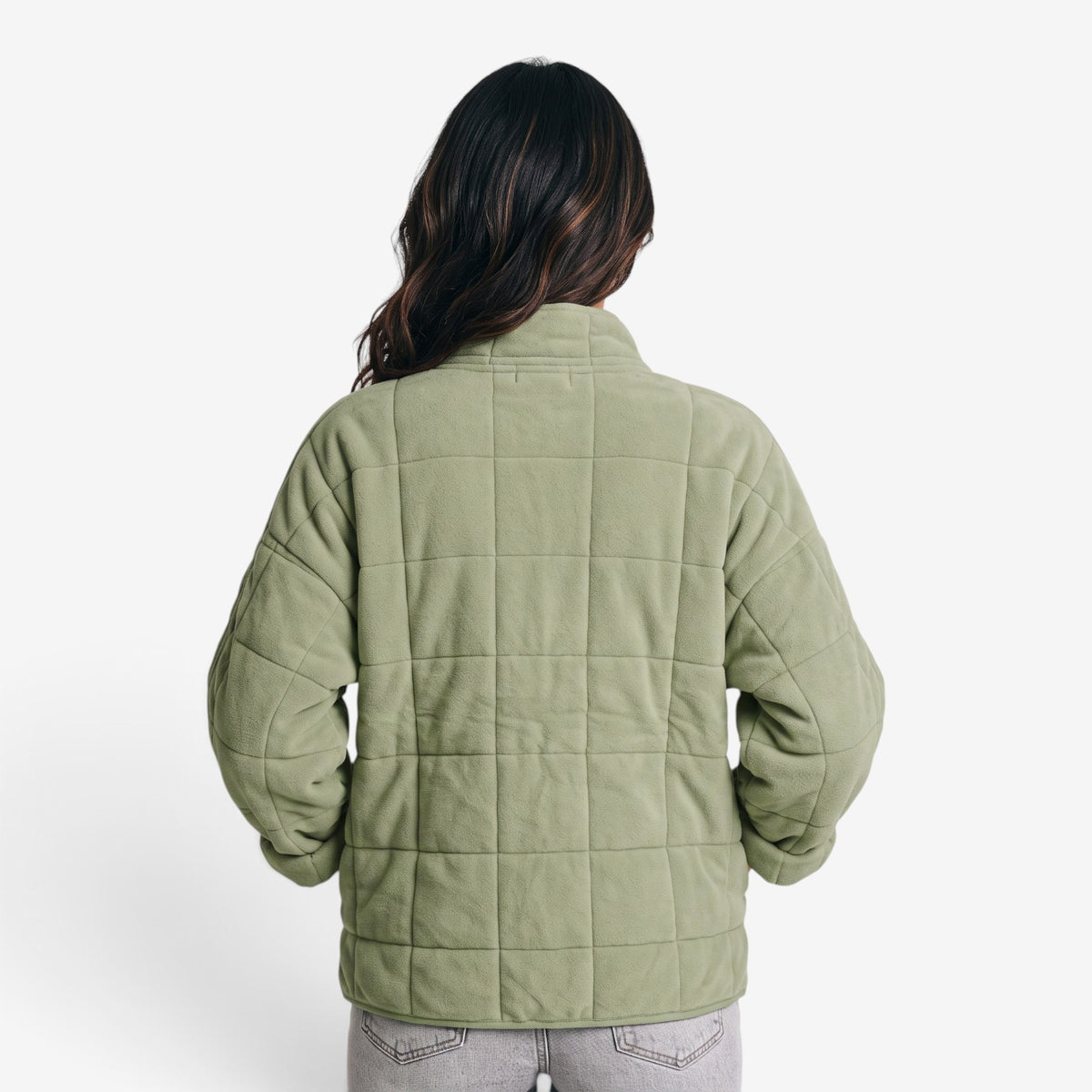 Chaqueta Acolchada con Cremallera para Mujer