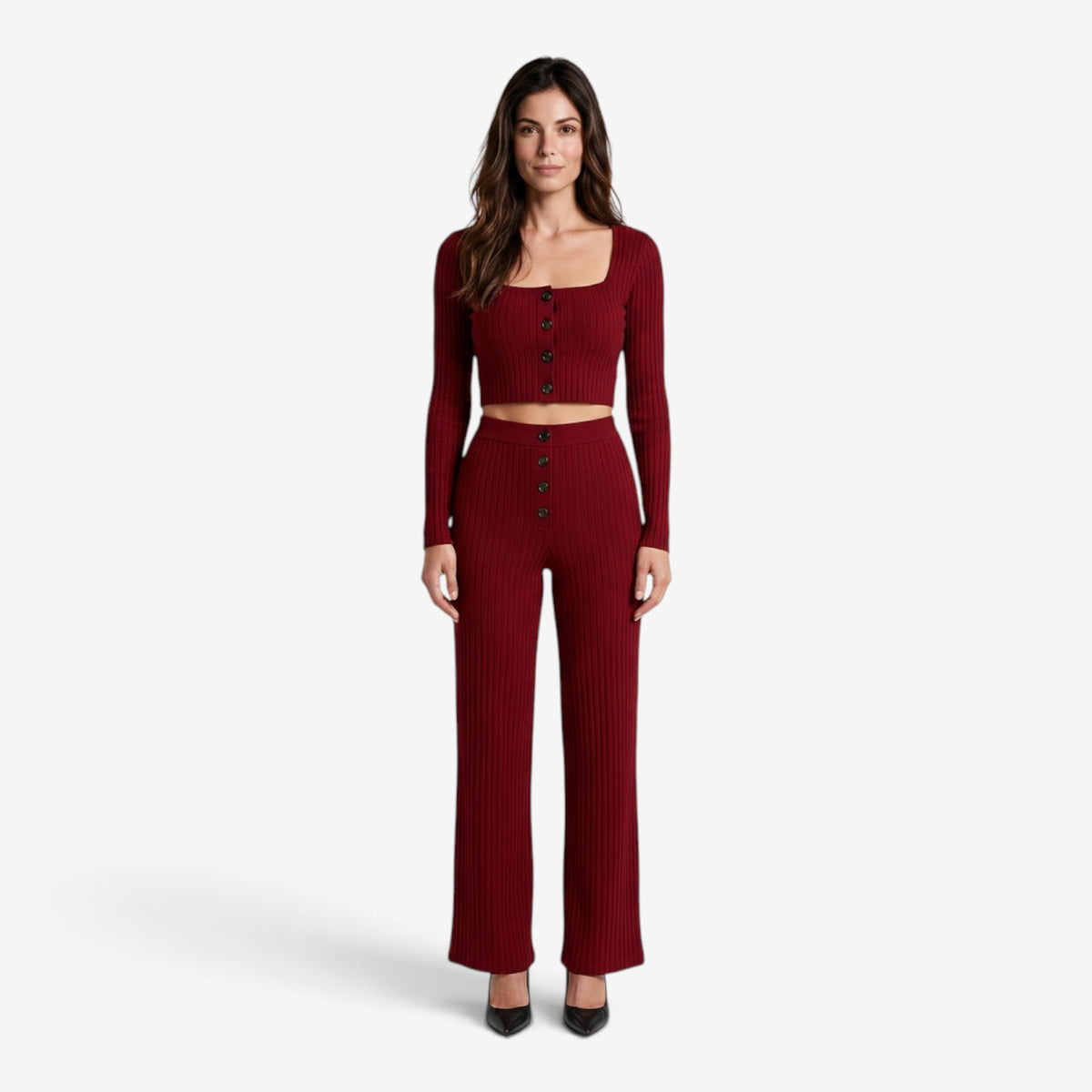 Conjunto de Cárdigan y Pantalón para Mujer
