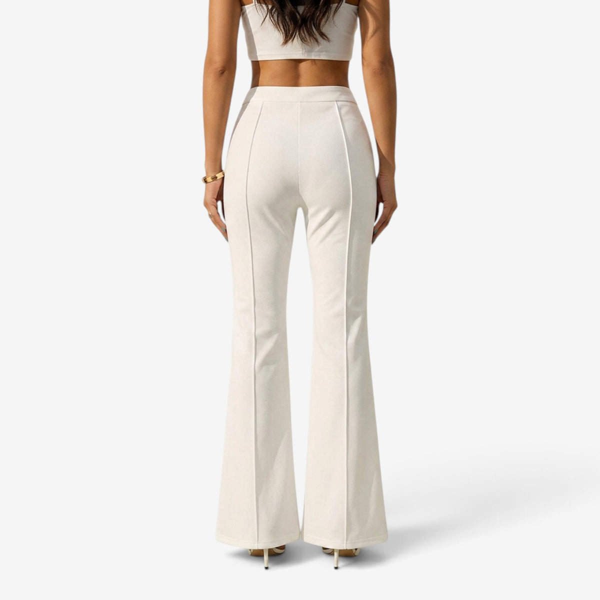 Pantalón Clásico de Cintura Alta para Mujer