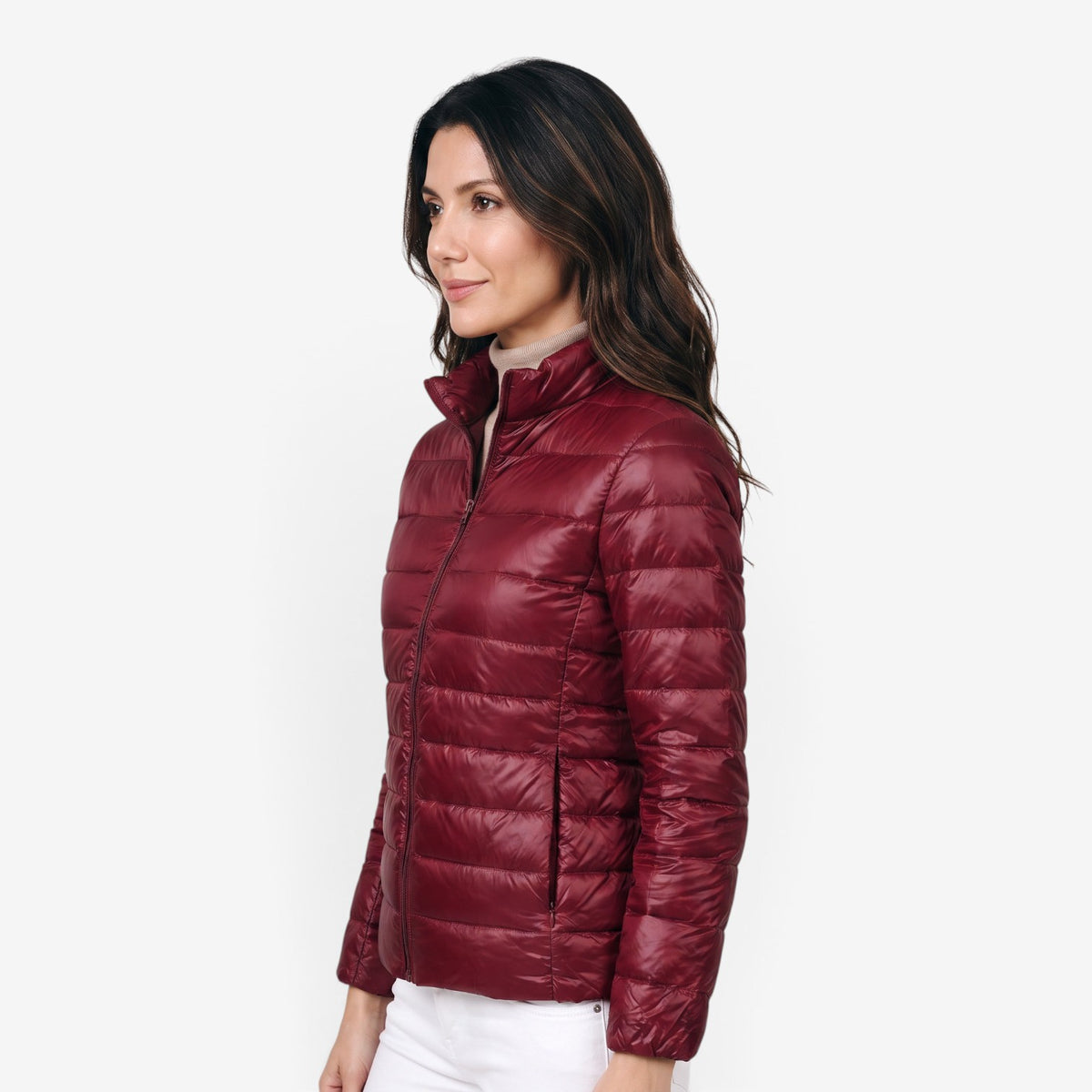 Chaqueta Acolchada Corta para Mujer