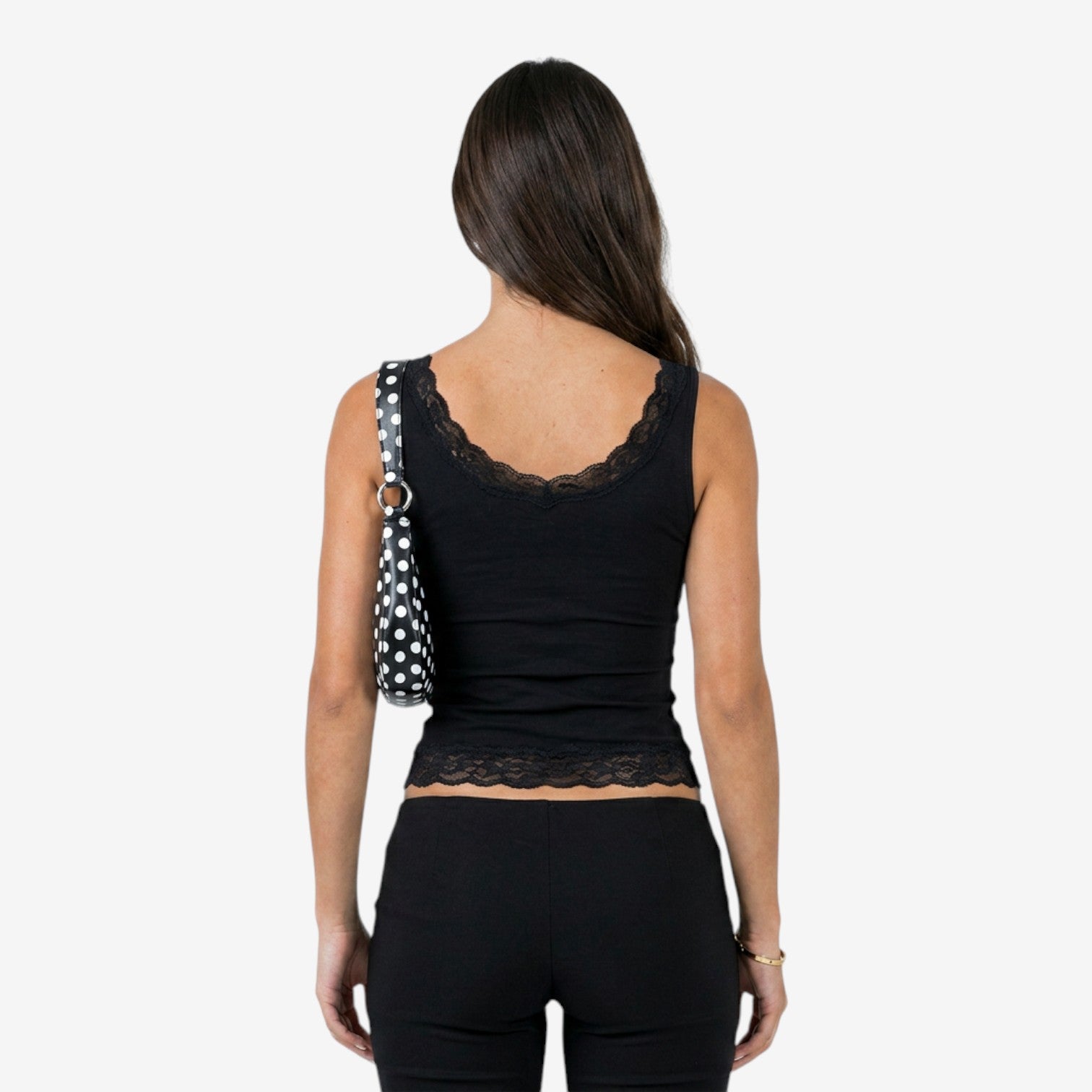 Top con Encaje y Volantes para Mujer