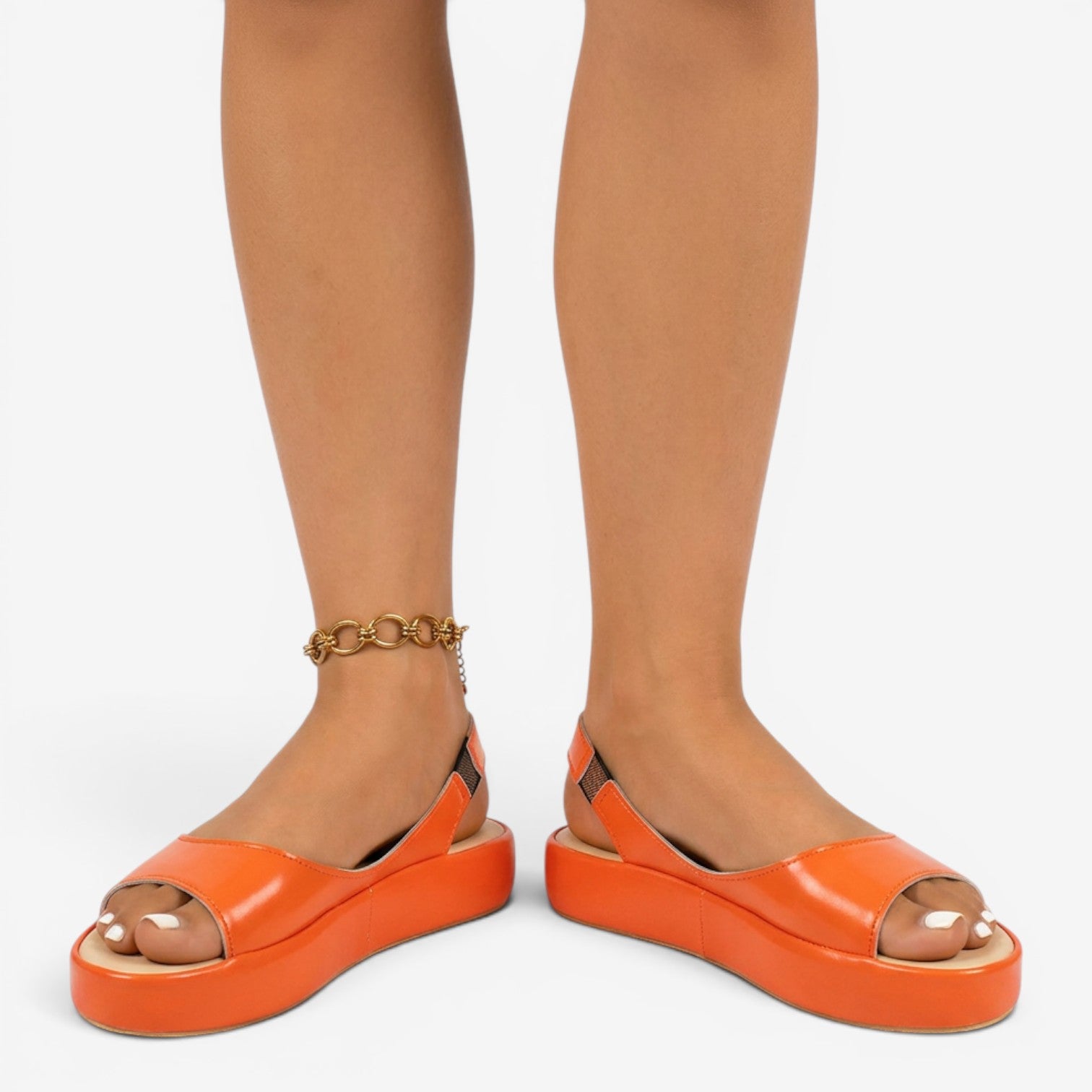 Sandalias de Plataforma con Slingback para Mujer