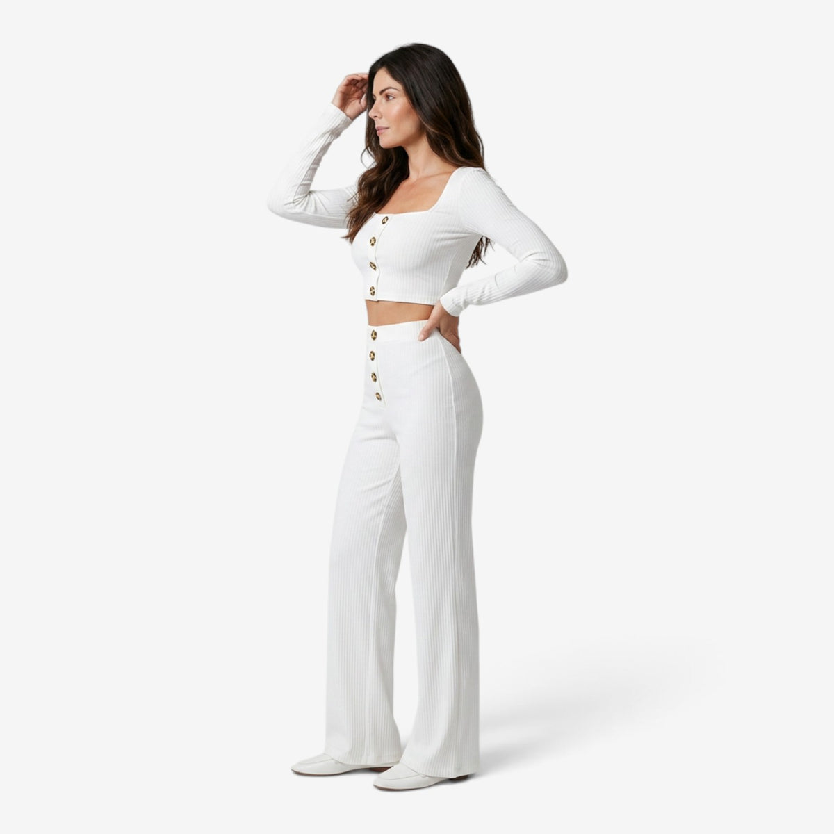 Conjunto de Cárdigan y Pantalón para Mujer
