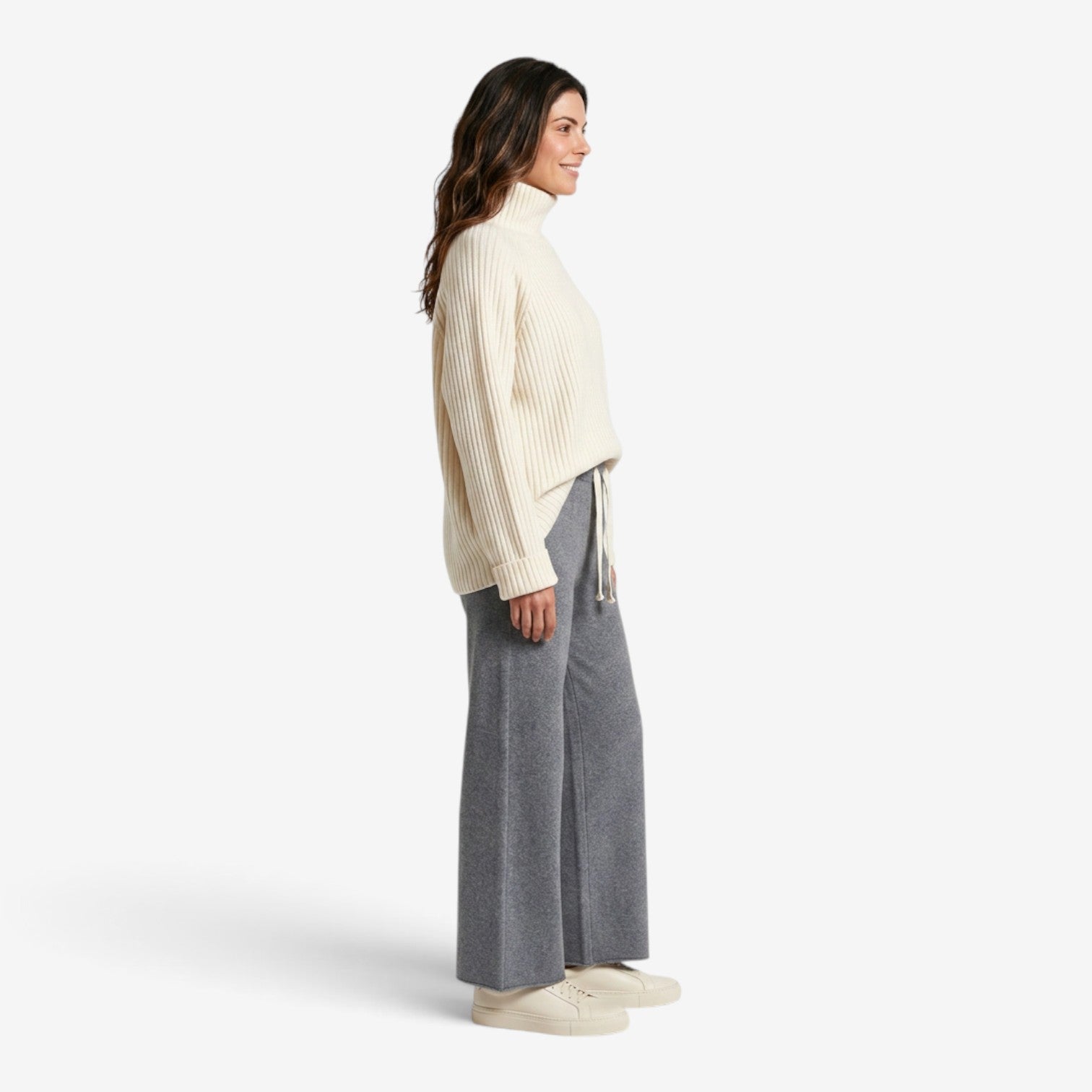 Conjunto de Jersey y Pantalón Ancho para Mujer