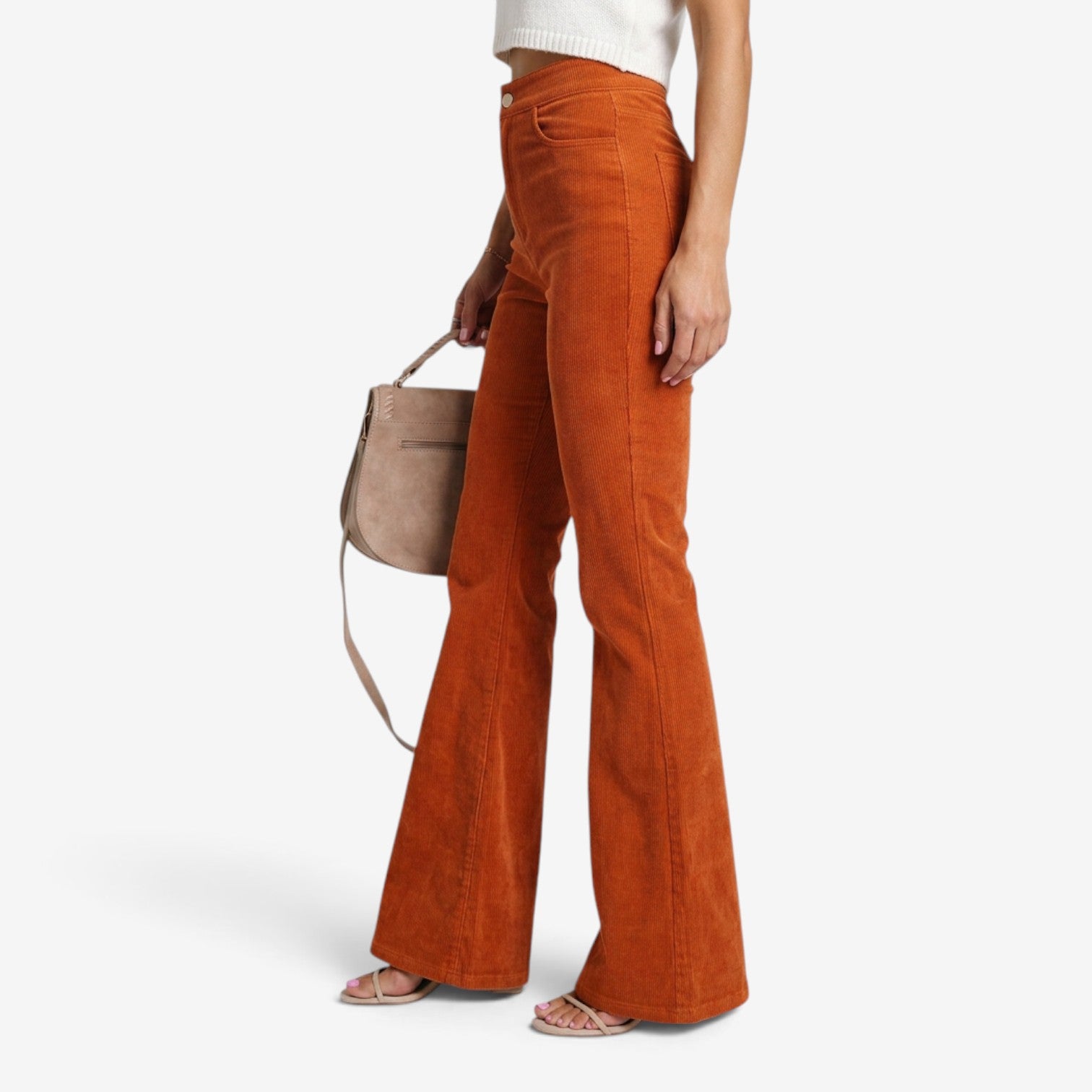 Pantalón de Pana Acampanado para Mujer