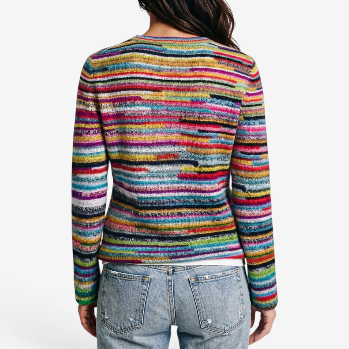 Jersey de Rayas Multicolor para Mujer
