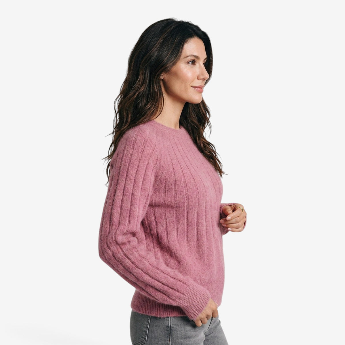 Jersey de Punto Acanalado para Mujer