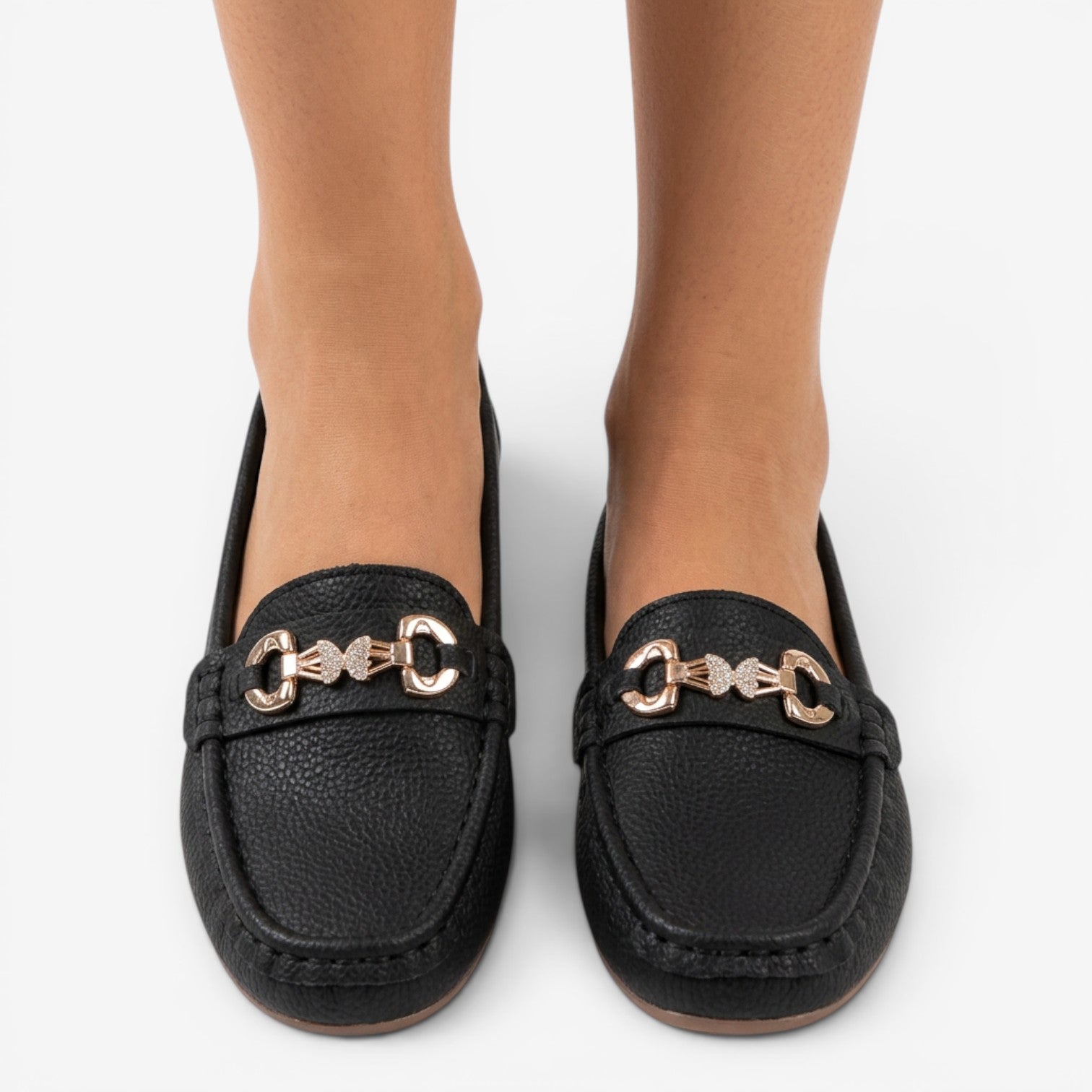 Mocasines Planos de Punta Redonda para Mujer