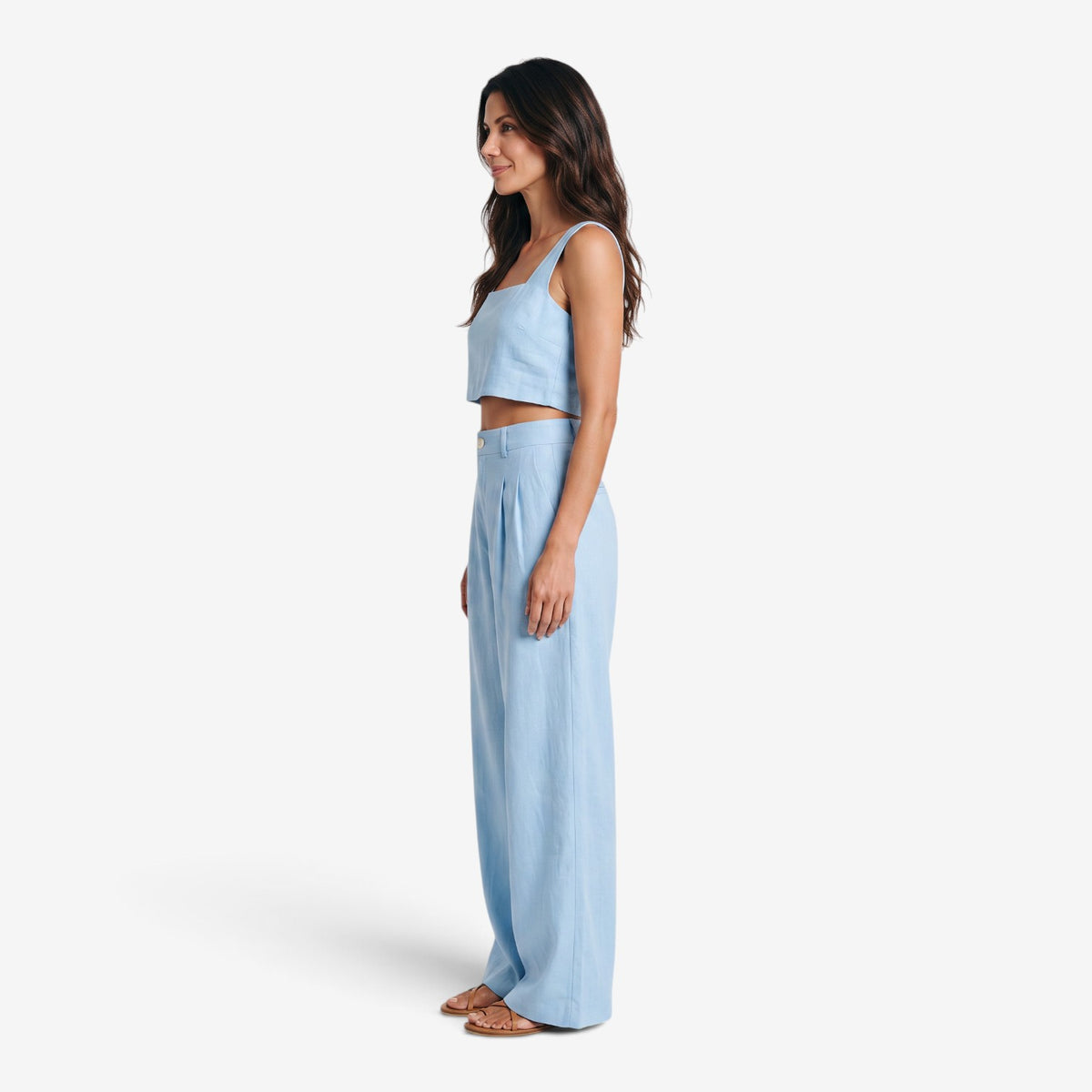 Conjunto de Top y Pantalón Palazzo para Mujer