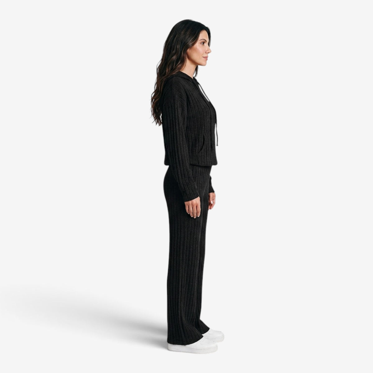 Conjunto de Punto Acanalado para Mujer