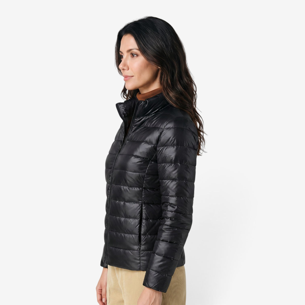 Chaqueta Acolchada Corta para Mujer