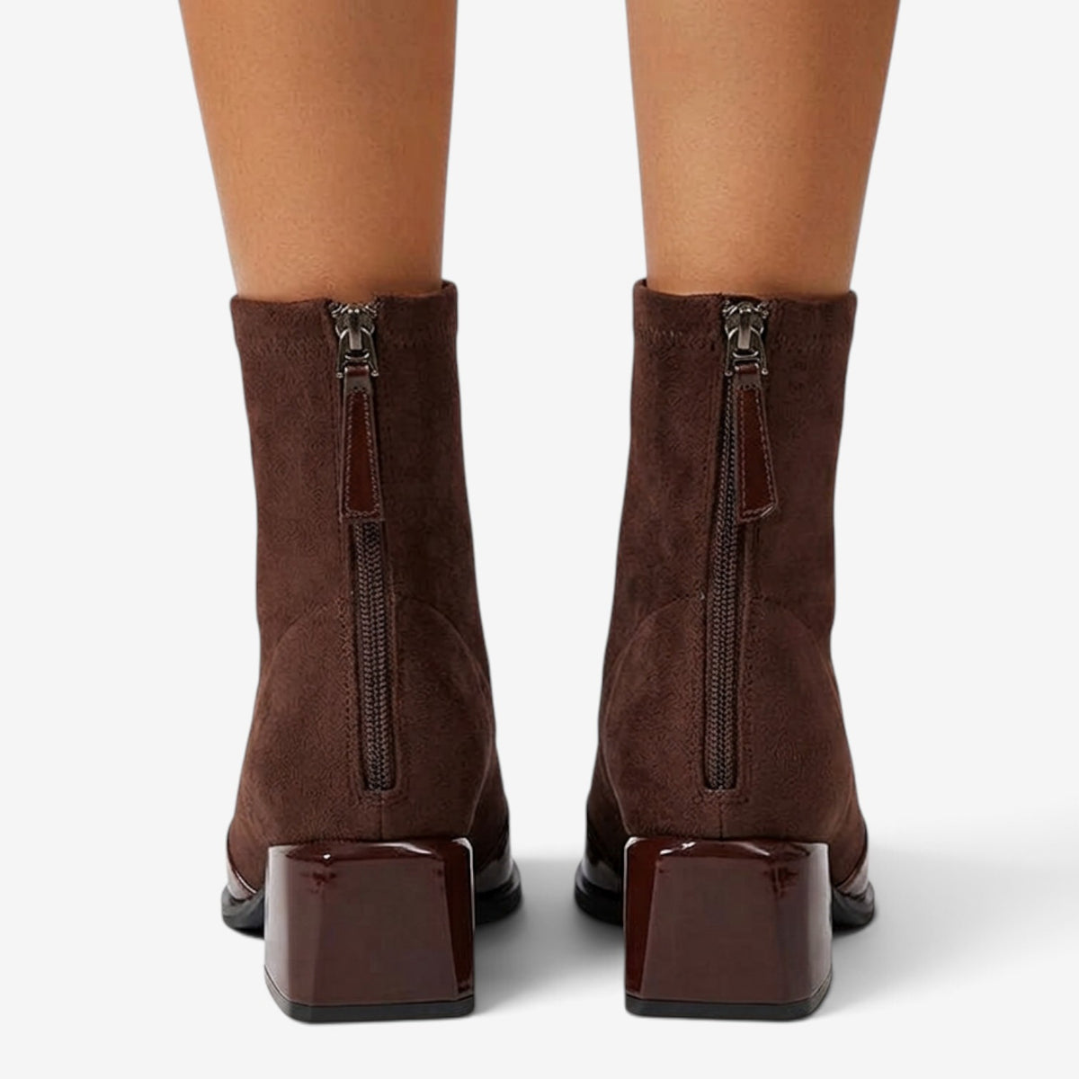 Botines de Punta Fina con Tacón para Mujer