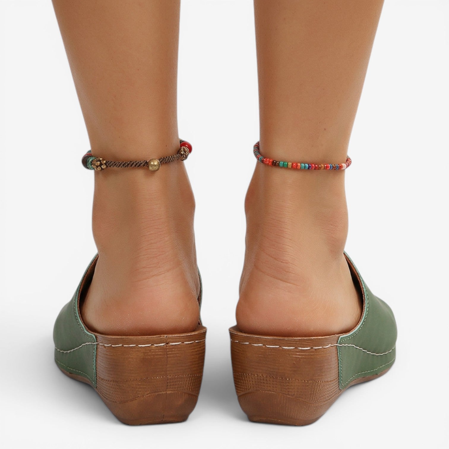 Sandalias de Cuña Peep Toe para Mujer