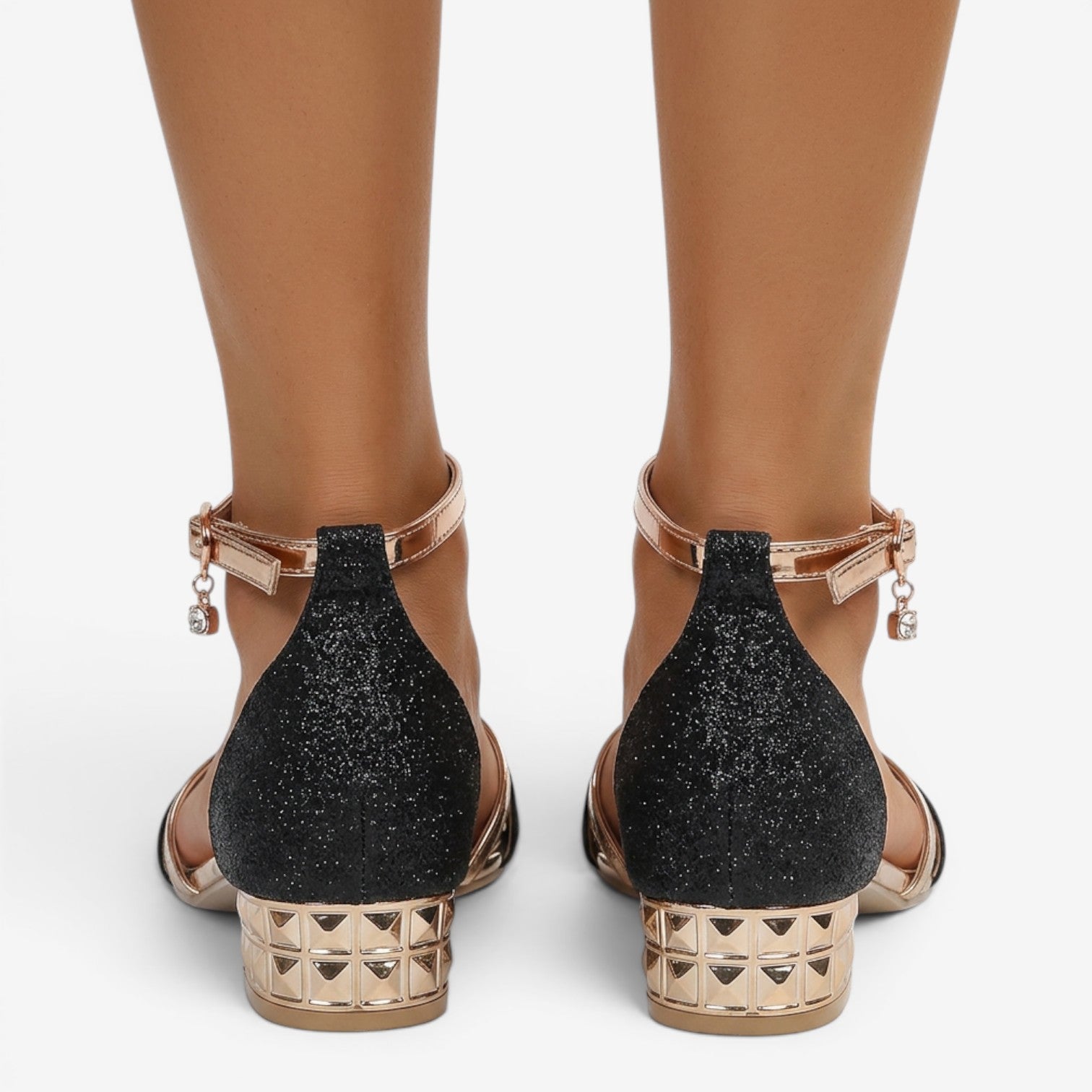 Sandalias de Piel Sintética para Mujer