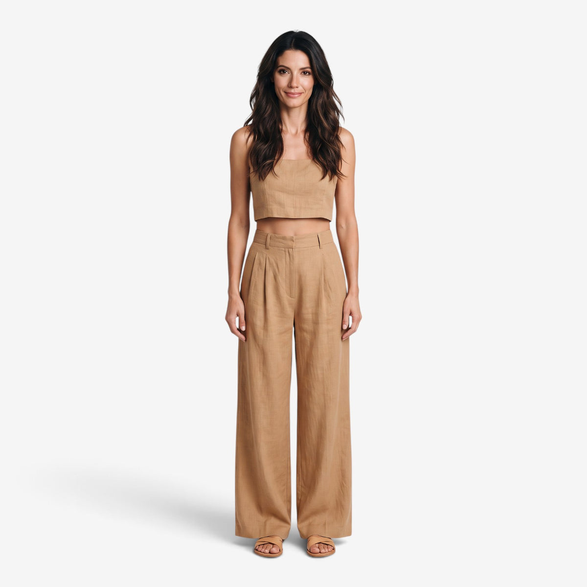 Conjunto de Top y Pantalón Palazzo para Mujer