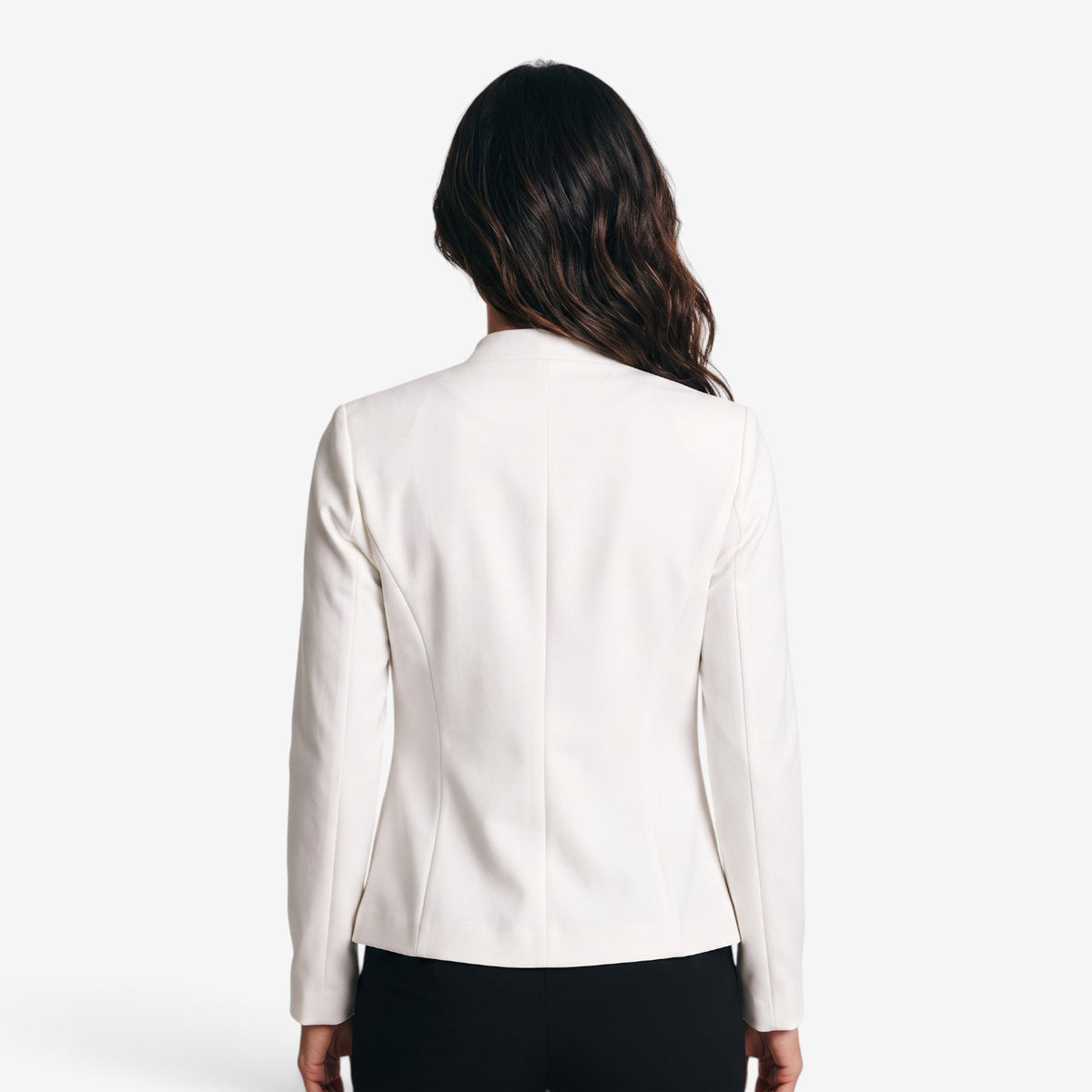 Blazer Entallada de Manga Larga para Mujer